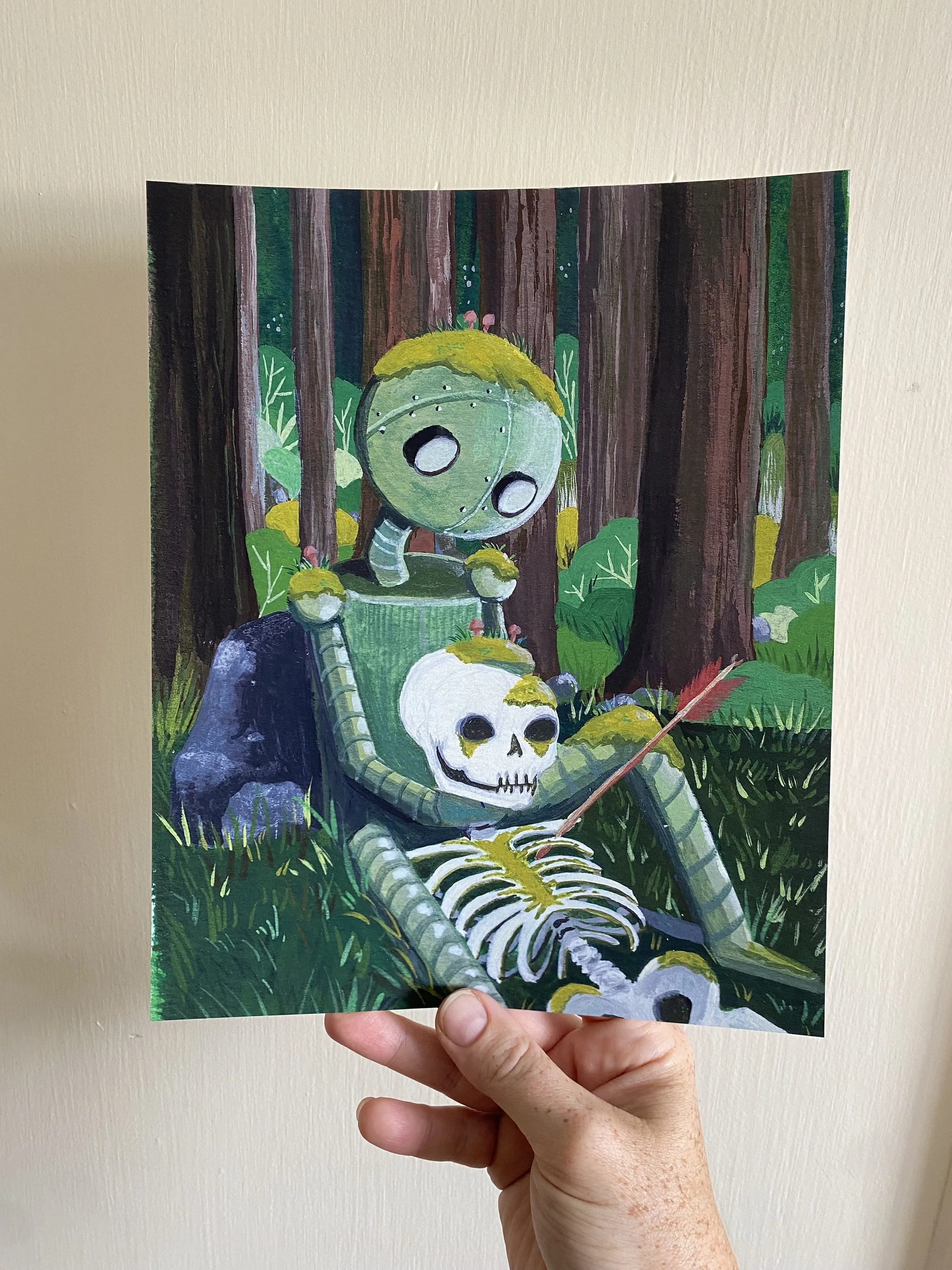 Long Gone  reproduction of gouache original