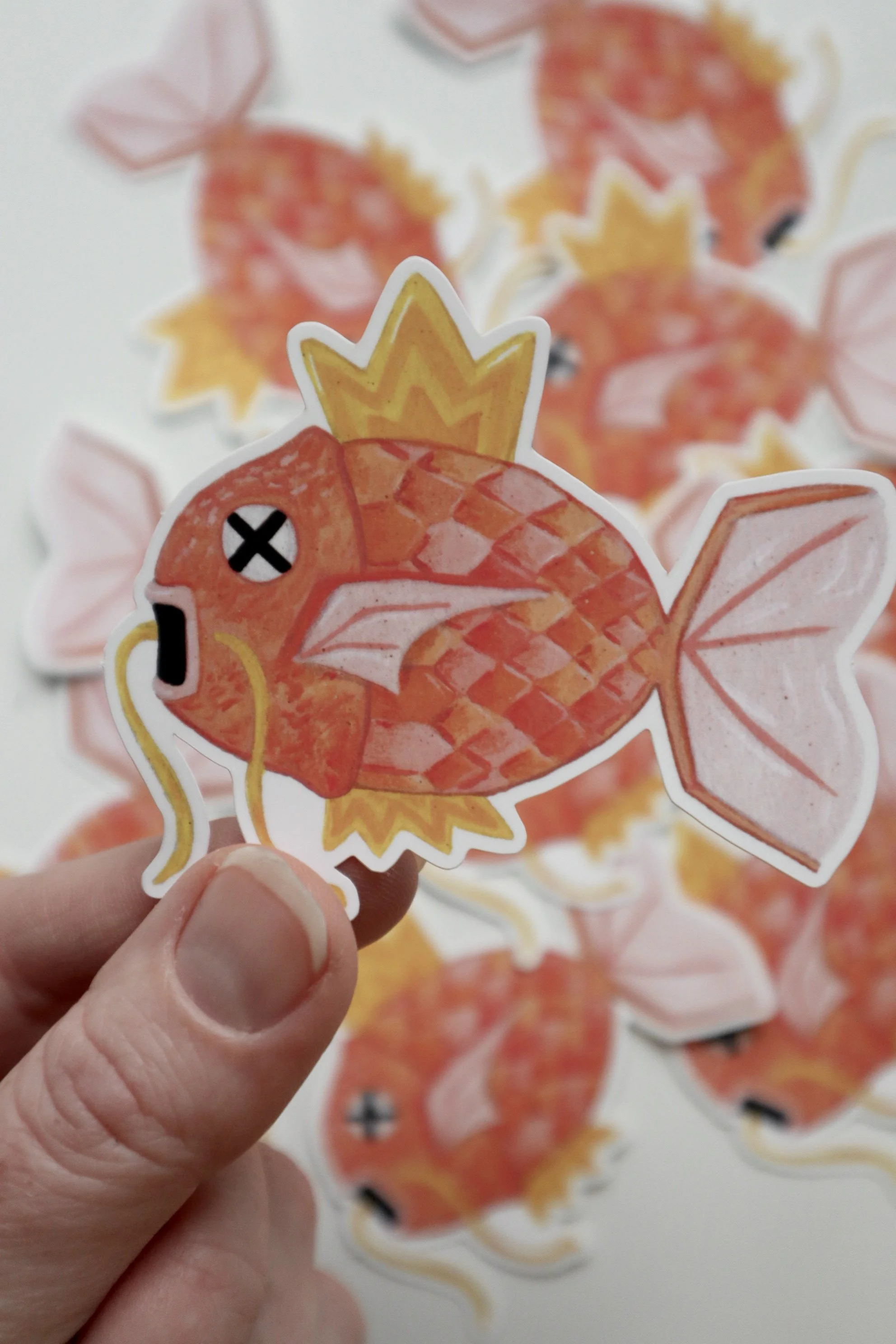 Magikarp waterproof vinyl Sticker