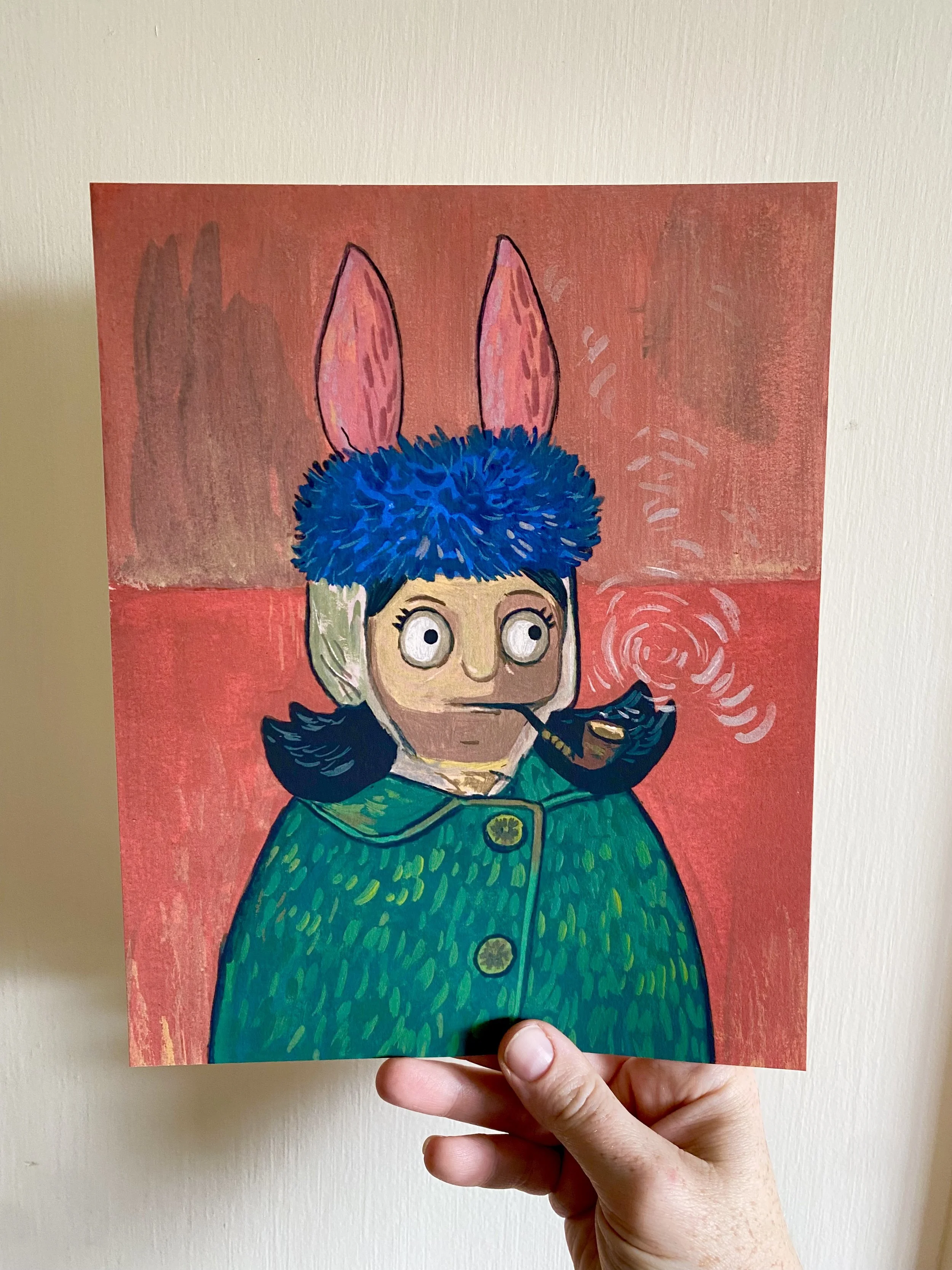 Louise Gogh  reproduction of gouache original