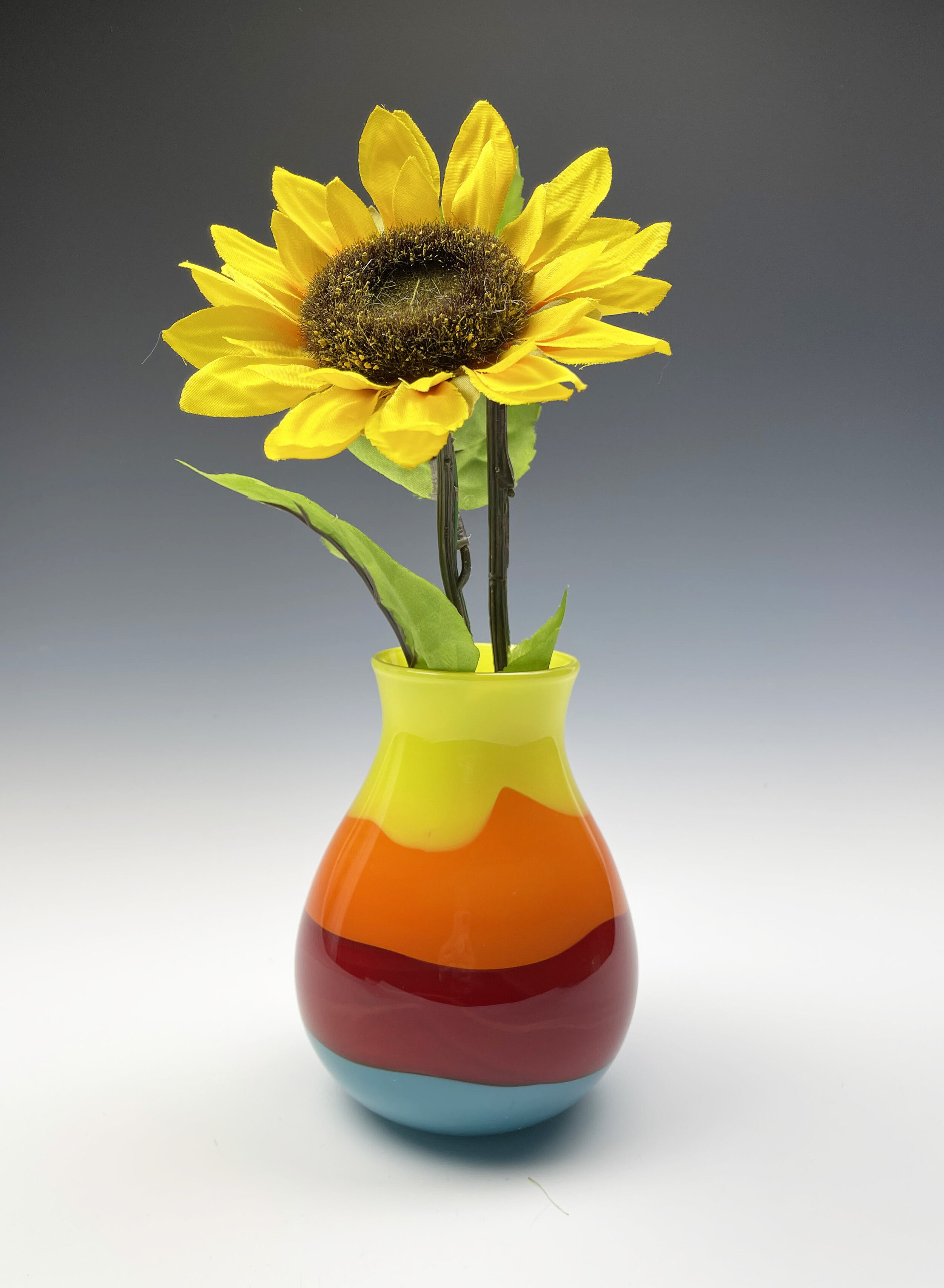 Modern Sunrise Vase