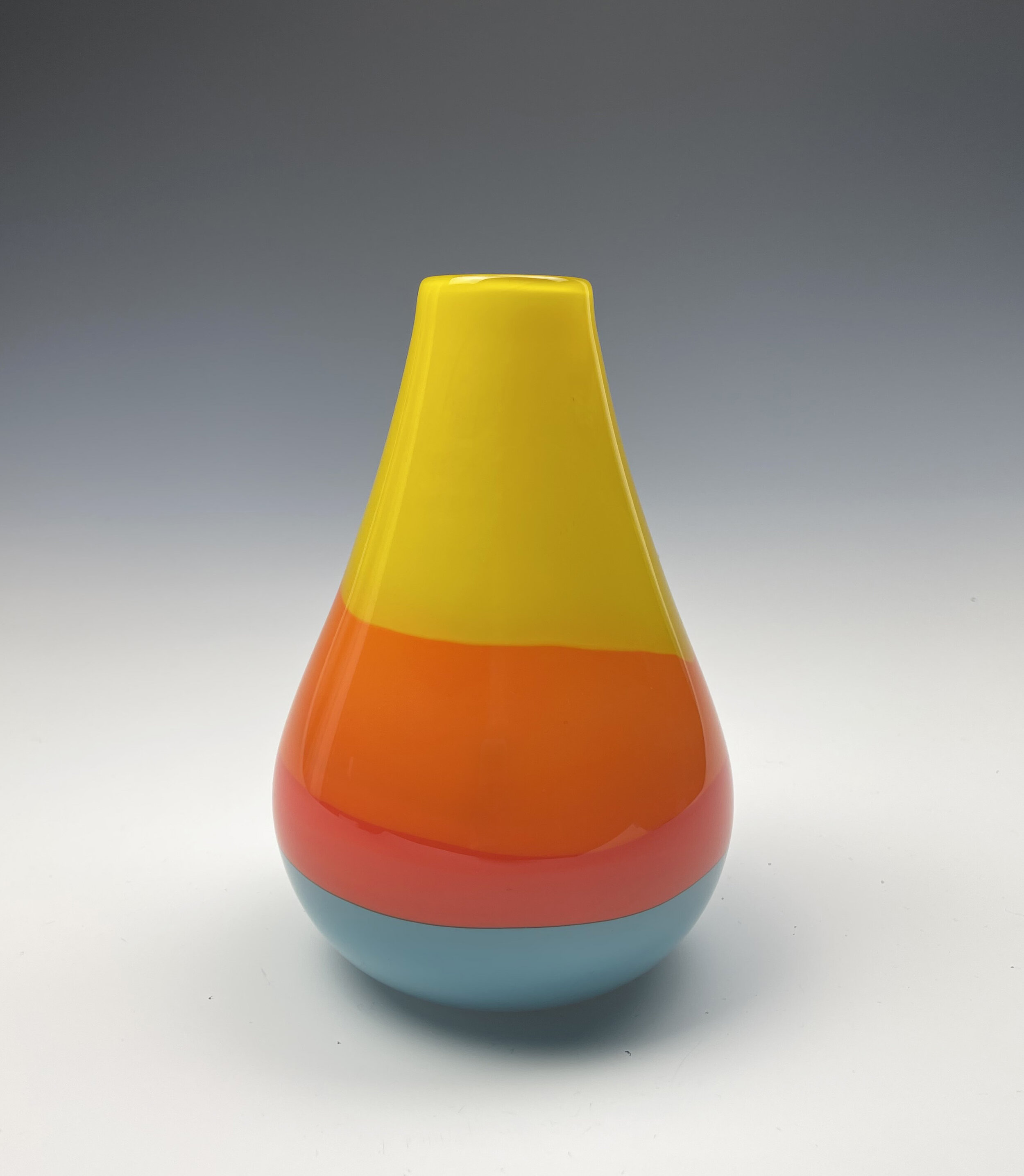 Mod Coastal Sunrise Vase