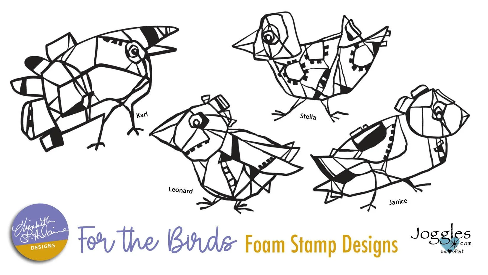 For the Birds Foam Stamps