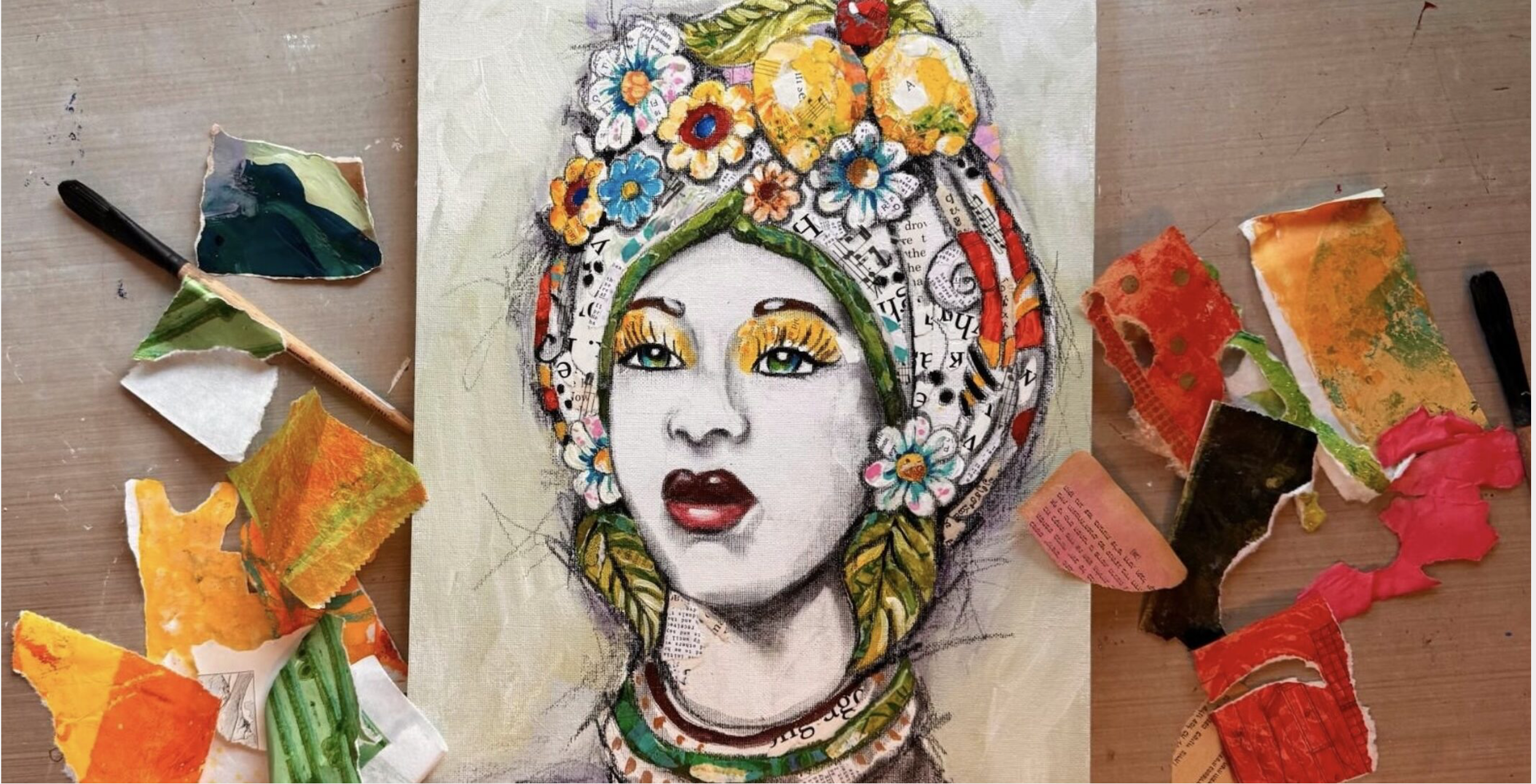 2026 Sorrento, Lemons and Legends: Portraits in Mixed Media