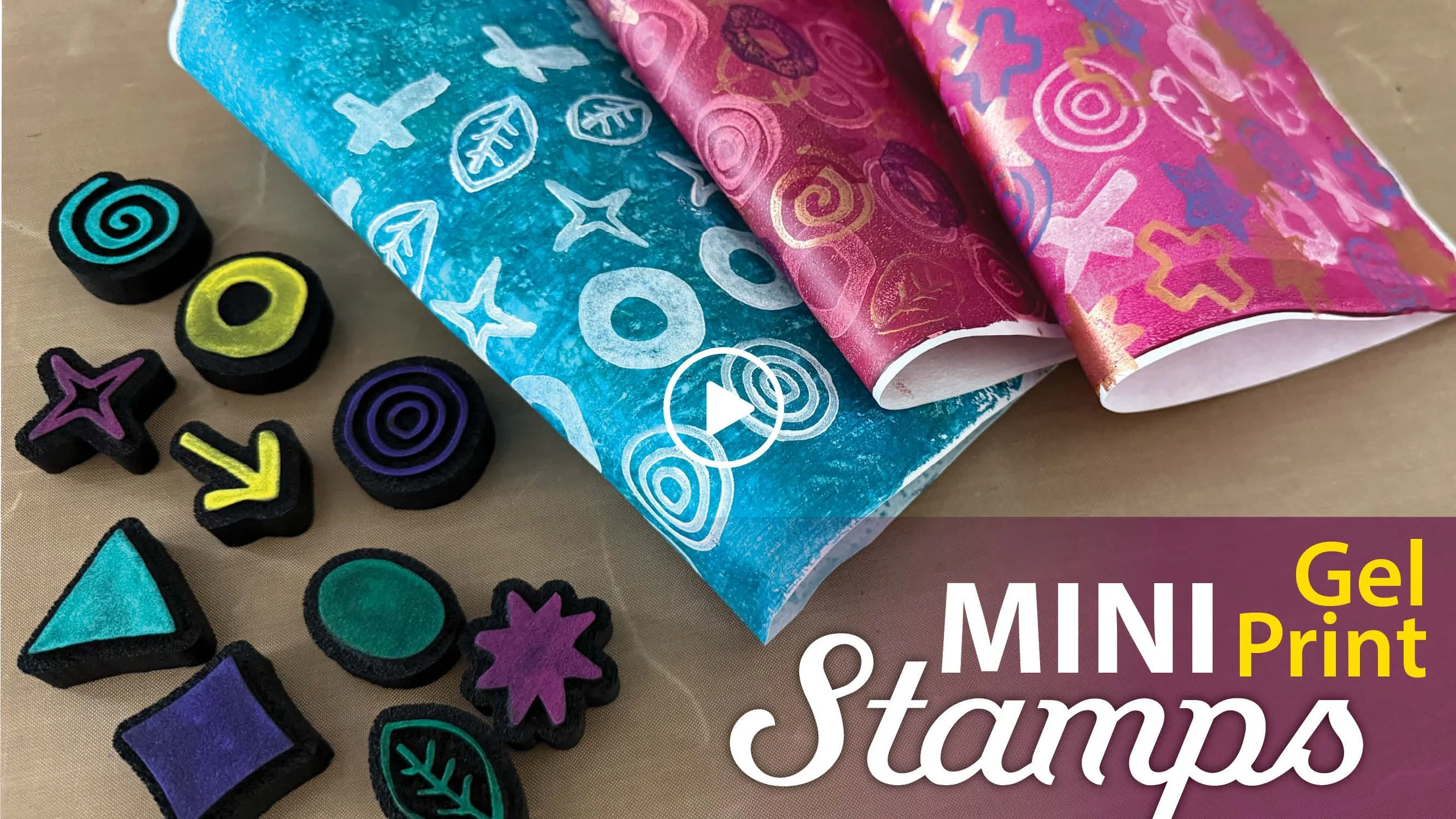 More Fun with Mini Marks Medley–Tiny Foam Stamps