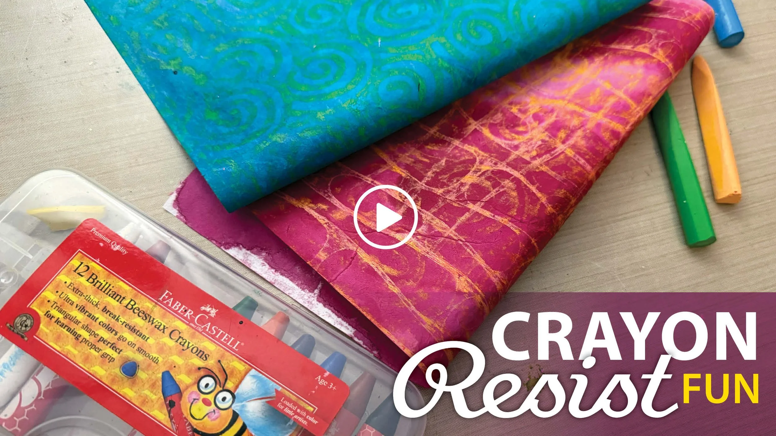 Crayons, Texture, and Color Experiments