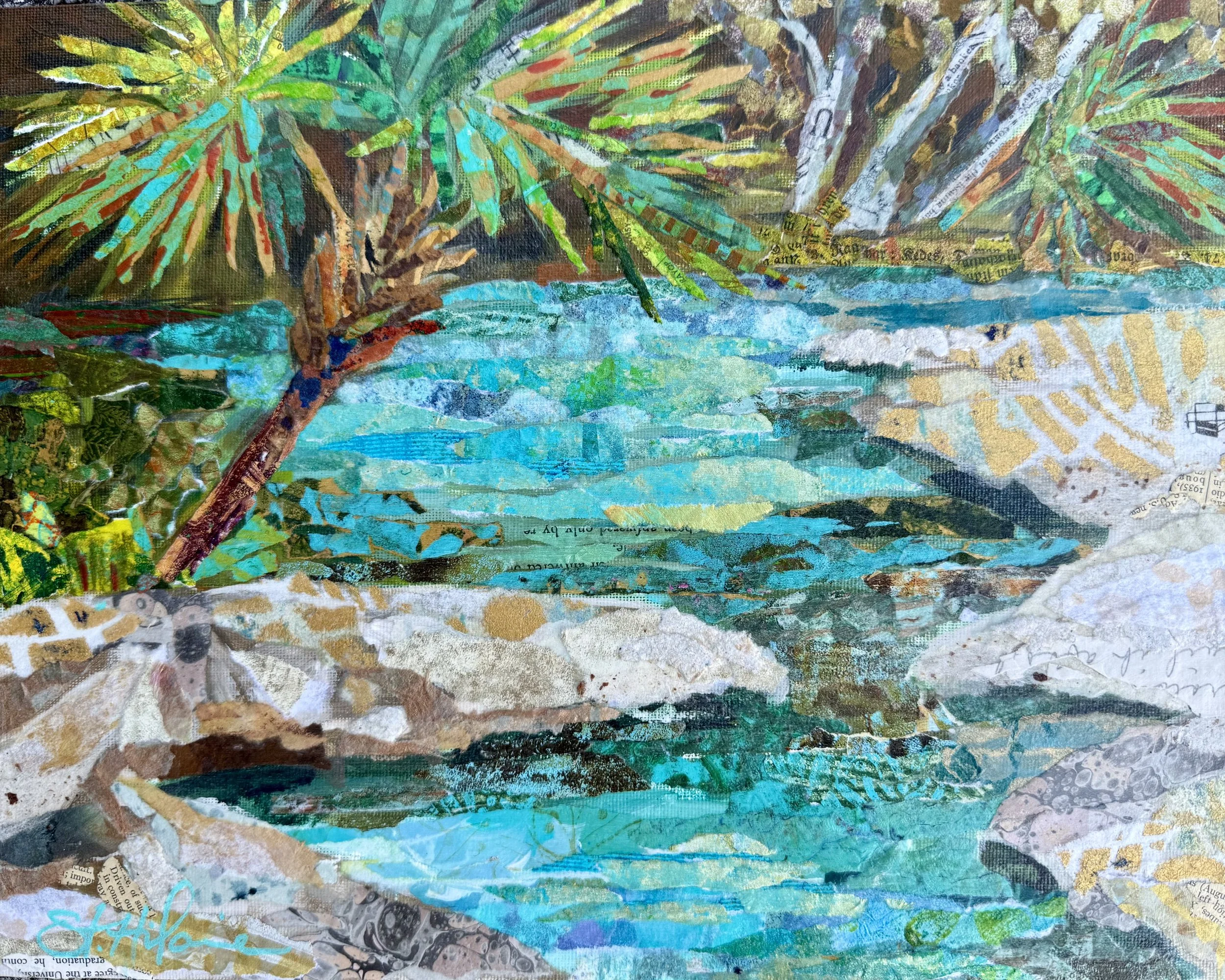 Landscape Collage Techniques