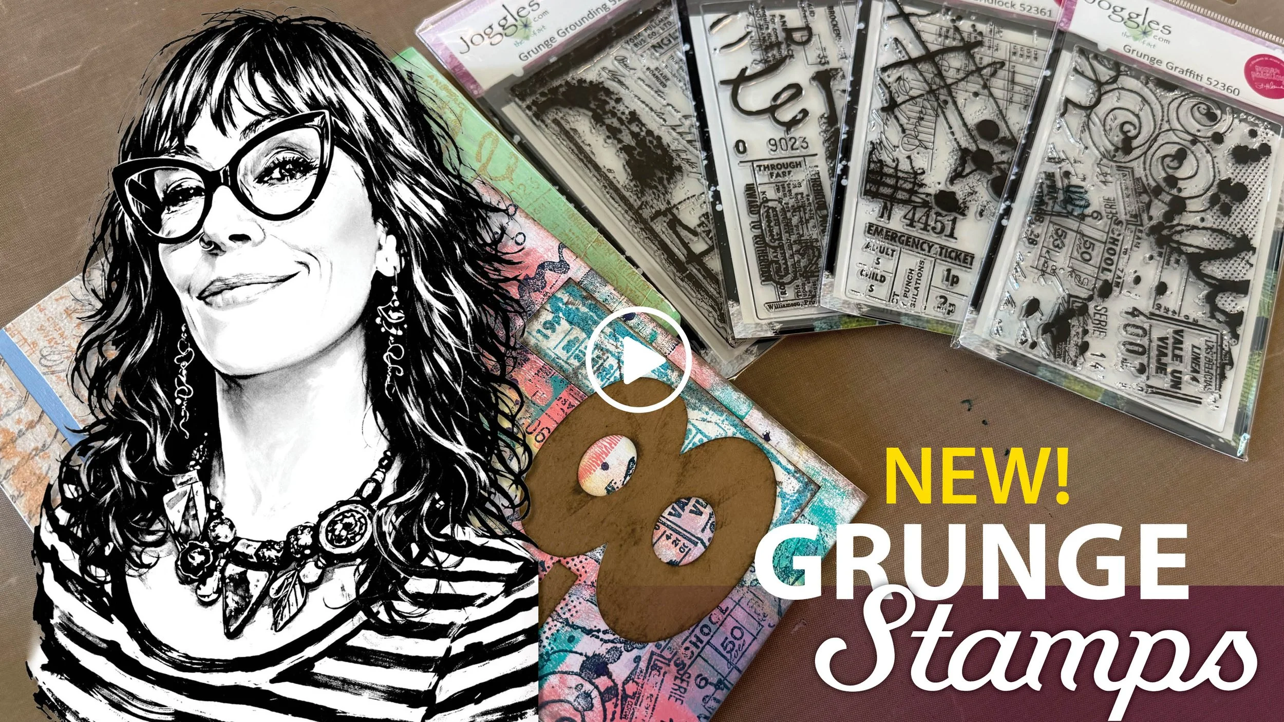 Let’s Get Grungy! NEW Photo Polymer Clear Stamps