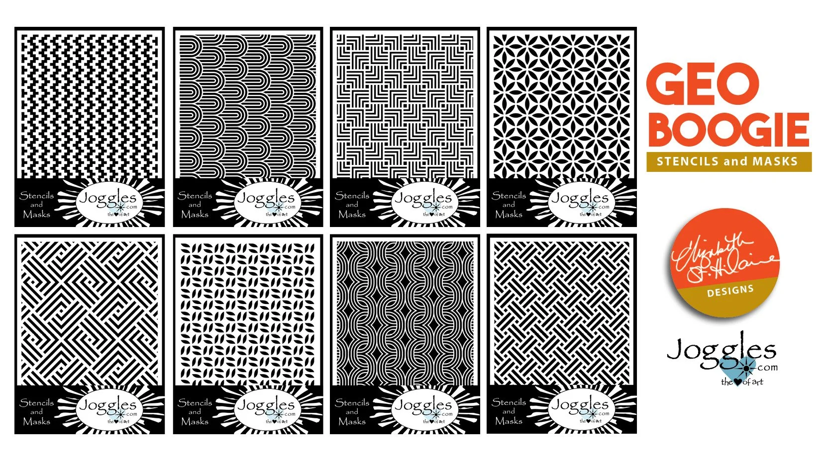 NEW! Geo Boogie Stencils