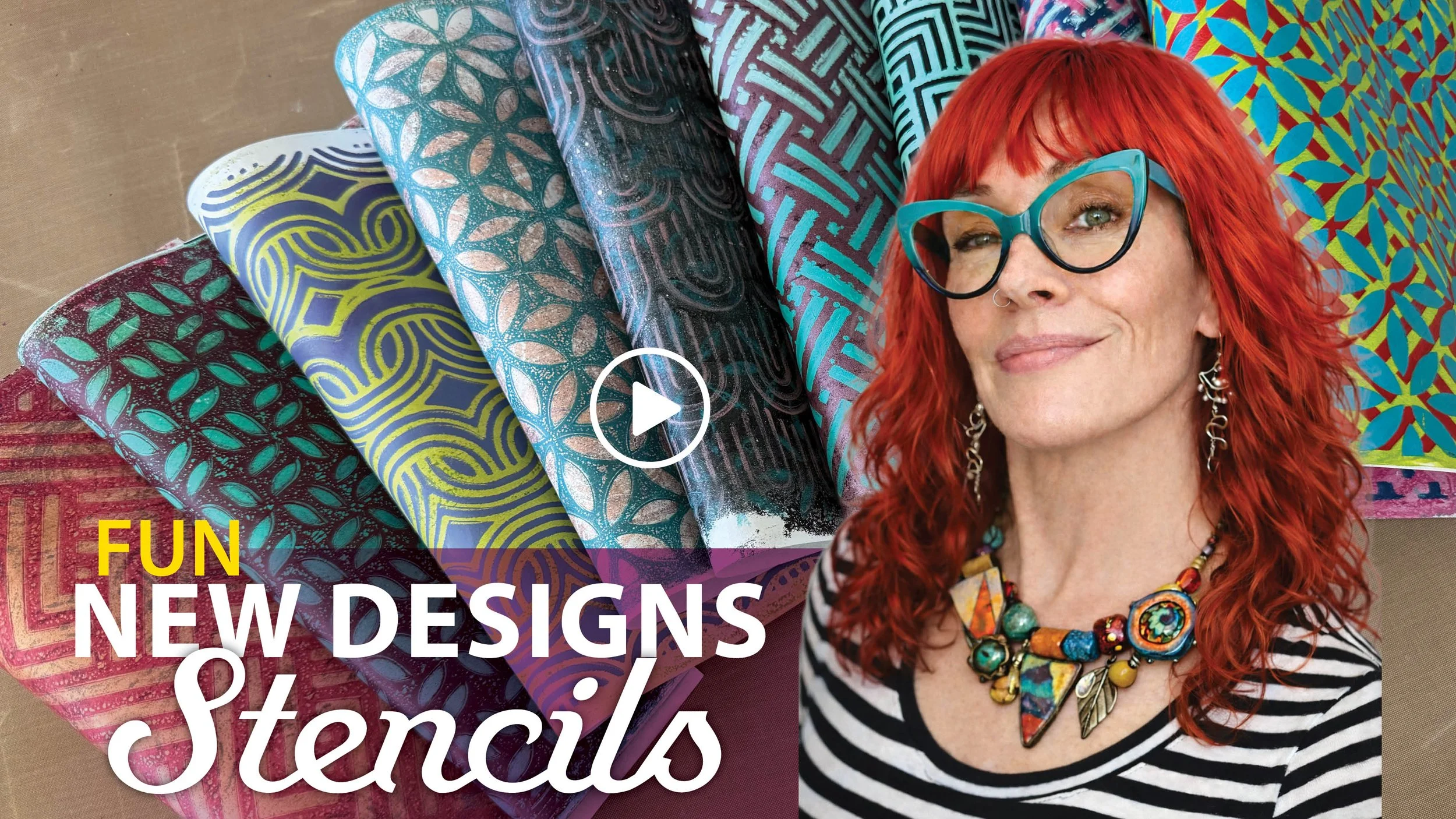 NEW! Geo Boogie Stencils Have Arrived