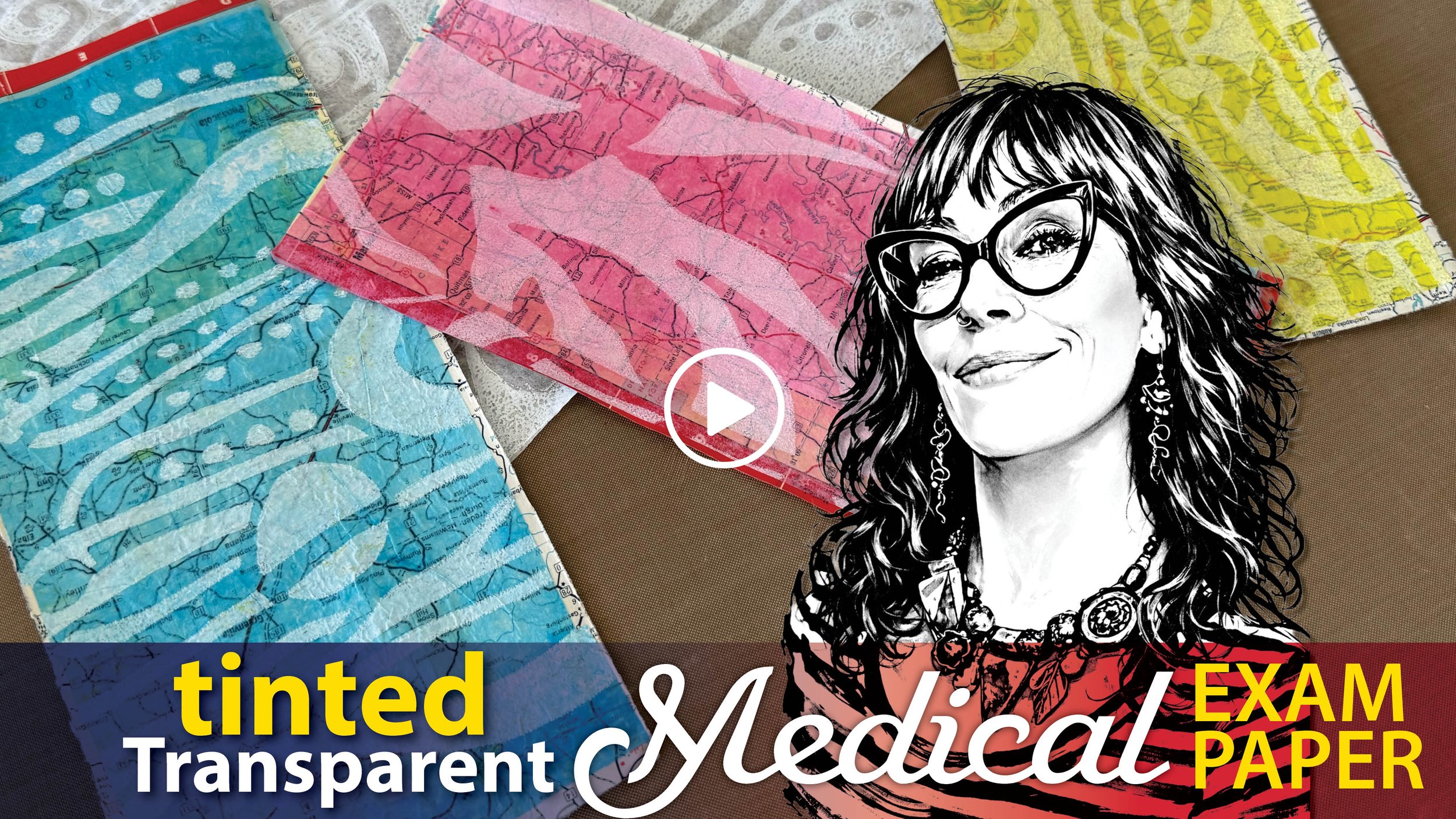 Tinted Transparency with Medical Exam Paper
