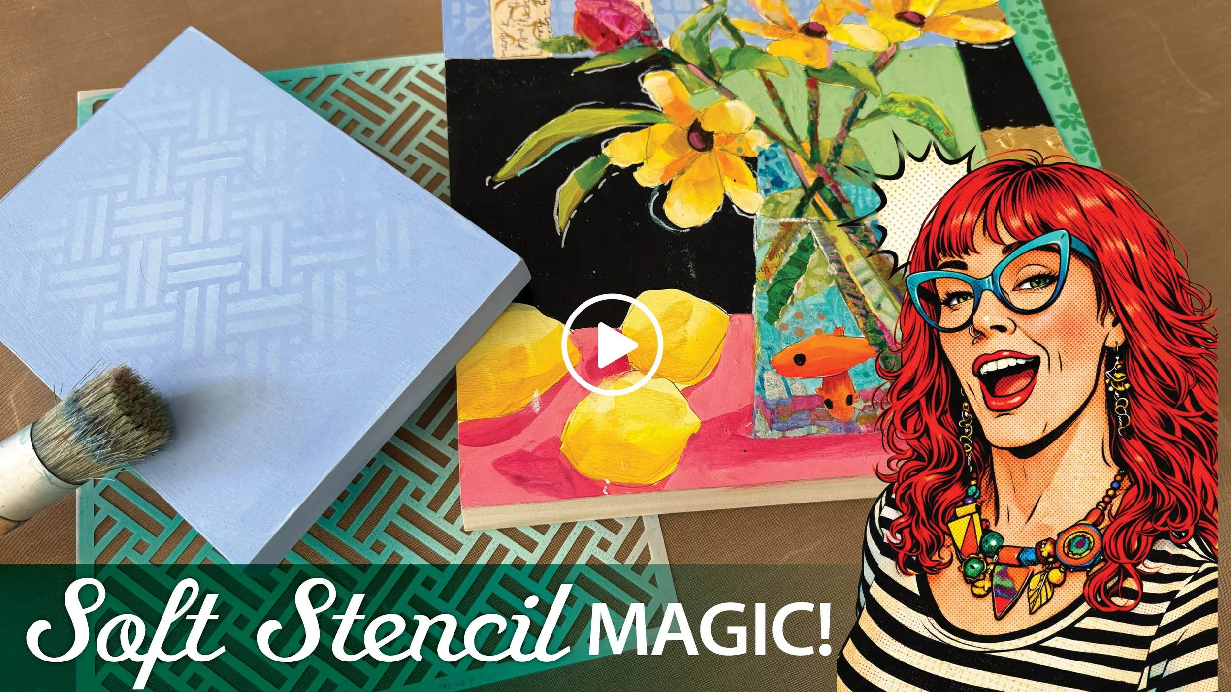 How I Use Stencils in My Artwork