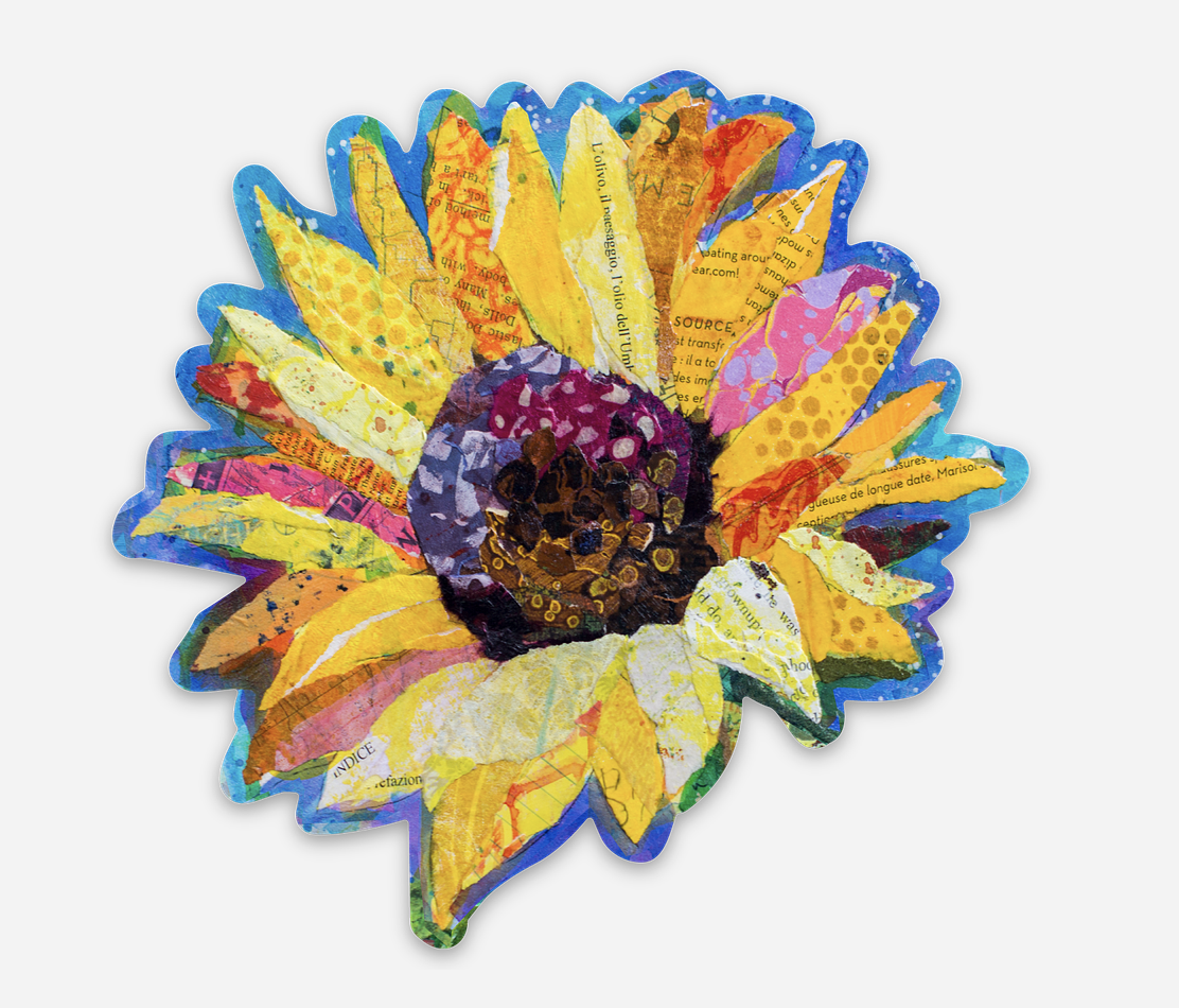 Sunny Sunflower – Vinyl Sticker