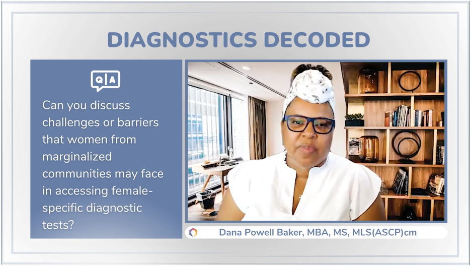 Do Marginalized Communities Have Female-Specific Diagnostic Test Disparities?