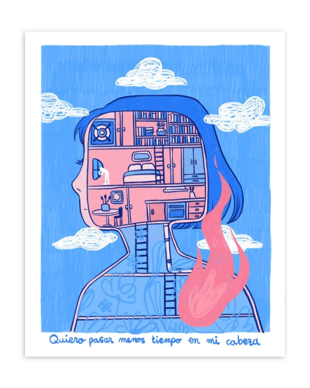 Print "Quiero pasar menos tiempo en mi cabeza"