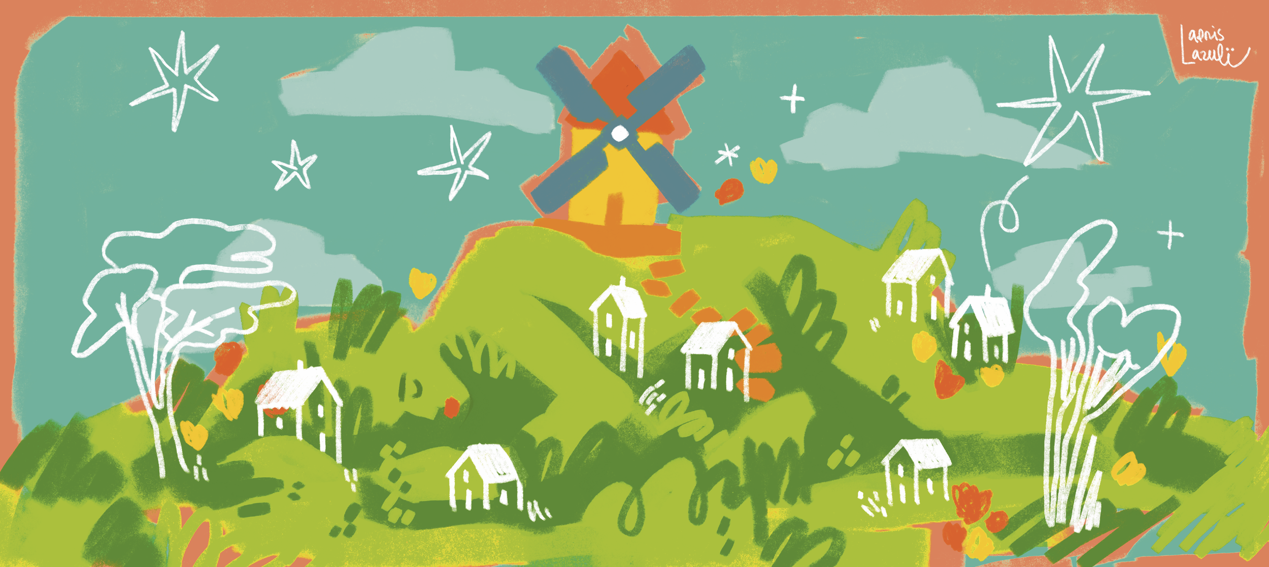 MURAL "AQUÍ ANTES HABÍA UN MUIÑO"