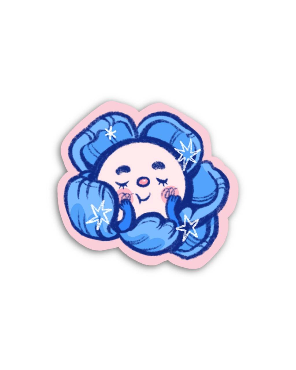 Pegatina "florcita coqueta"