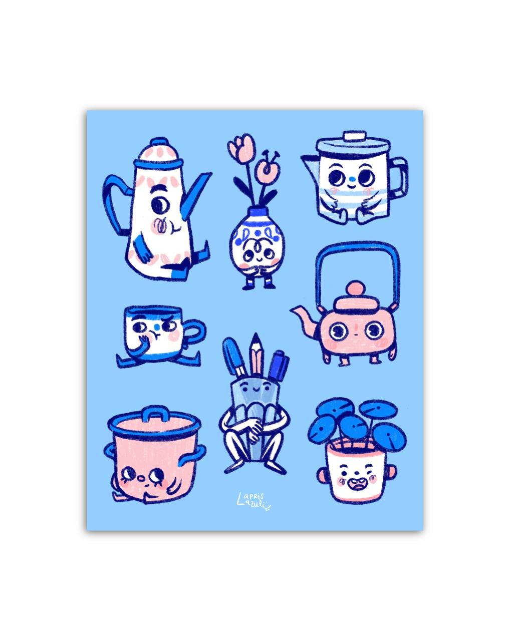 Hoja de pegatinas "Amigos cotidianos"