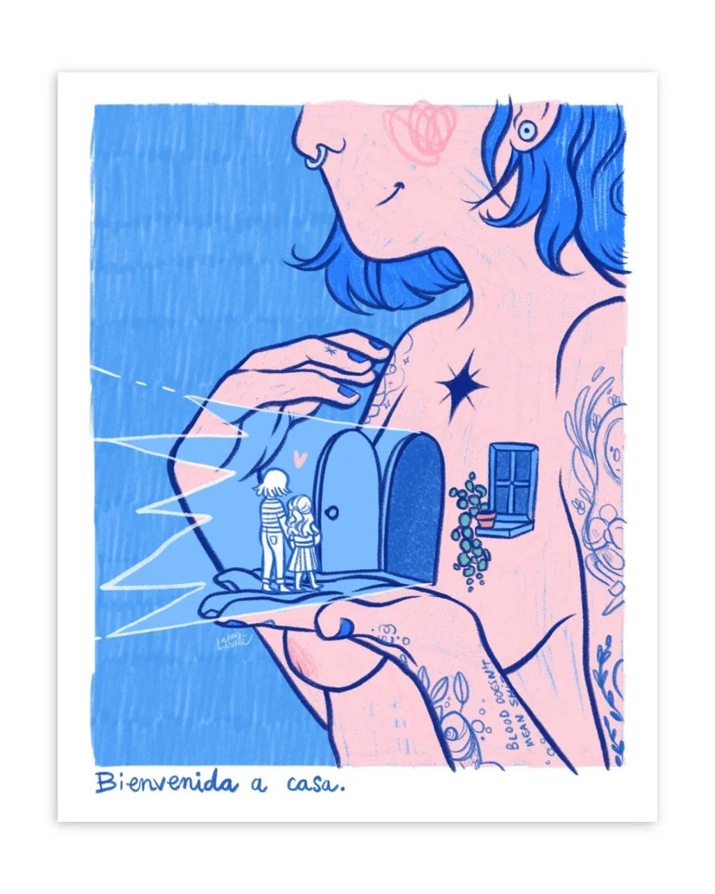 Print "Bienvenida a casa"