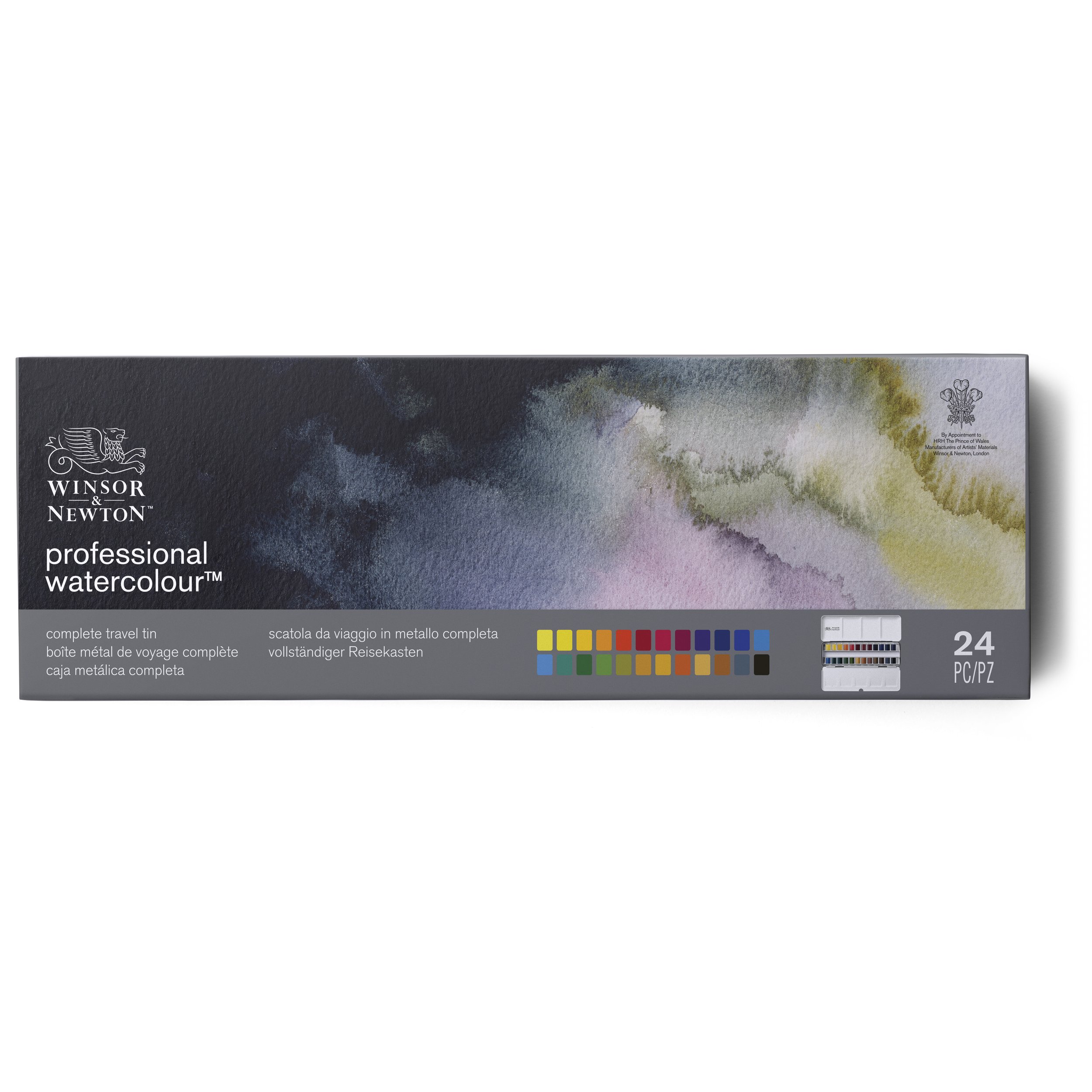 Winsor & Newton Complete Watercolour 24 Half Pan Set