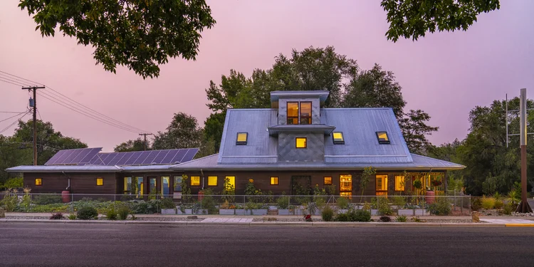 View of Urban Frontier House — High Plains Architects