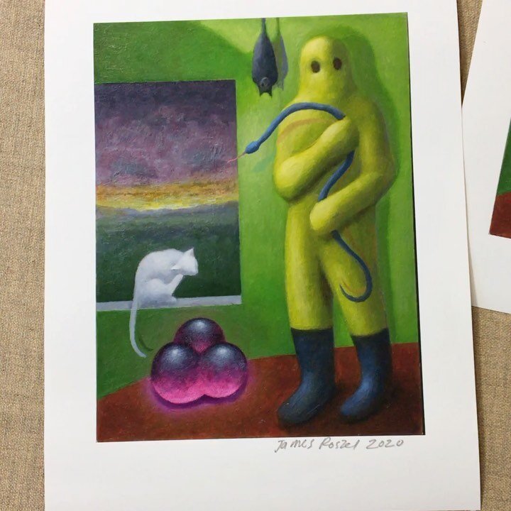 A few pics of the prints to give away. Velvety smooth paper, rich colors, ahhhhhh.
Go to my profile to see the original post and get all the deets! ✌️✌️✌️✌️✌️✌️✌️.

#lowbrowwolfpack #lowbrowsurrealism #lowbrowartacademy  #lowbrowpopsurrealist  #popsu