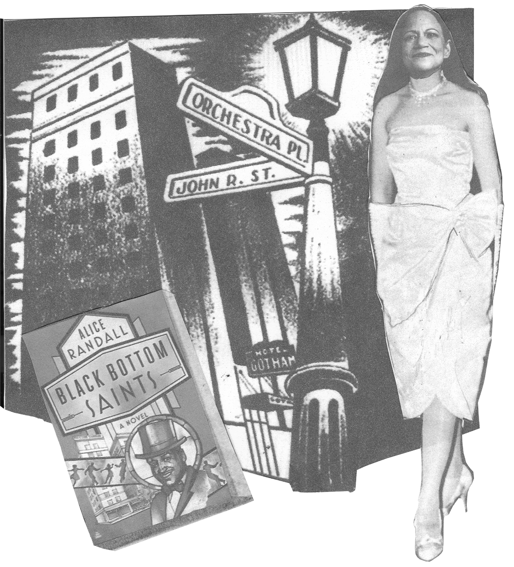 Collage portrait,&nbsp;Alice&nbsp;Randall&nbsp;2020, by Jimmy James Greene