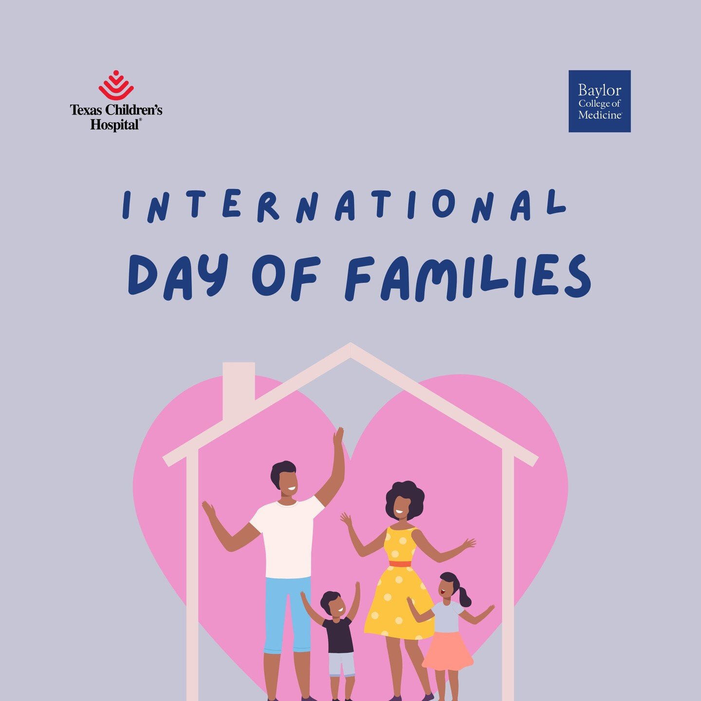 It&rsquo;s #InternationalDayofFamilies! Our network works together to ensure families everywhere have a healthy future! #TexasChildrensGlobal #GlobalHealth