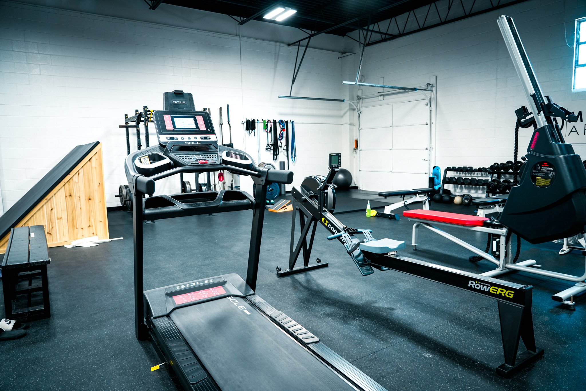Strength and Conditioning at Movement Art Jit-Jitsu. Strength and Conditioning area of the BJJ gym.