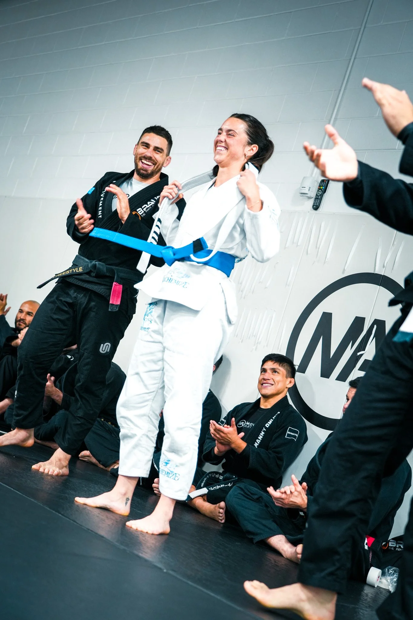 Movement Art BJJ Promotion Blue Belt Women's BJJ