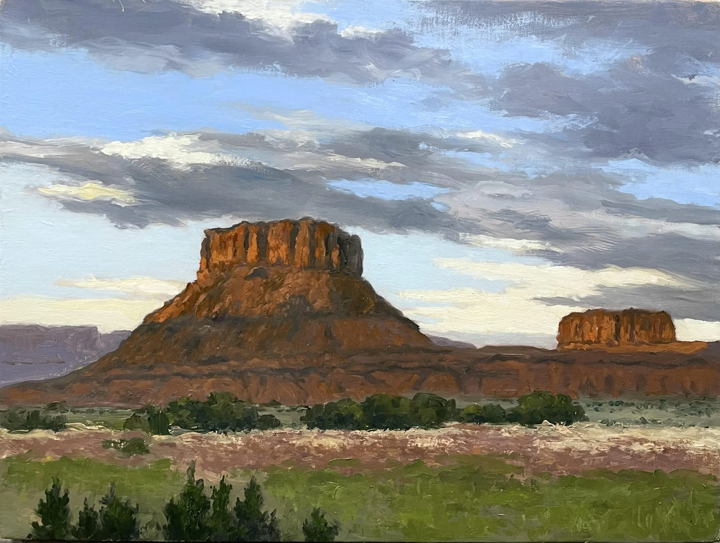 From the Porch, 12 x 16, oil on linen