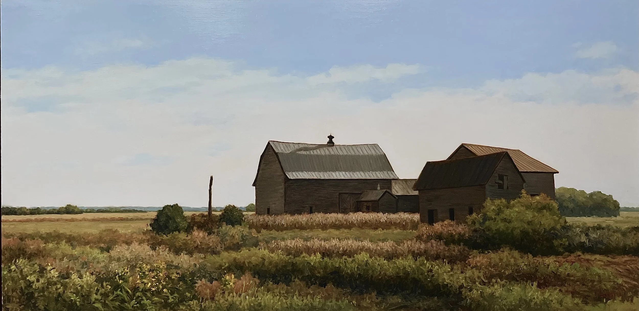 Heading North, 24 x 48, oil on linen