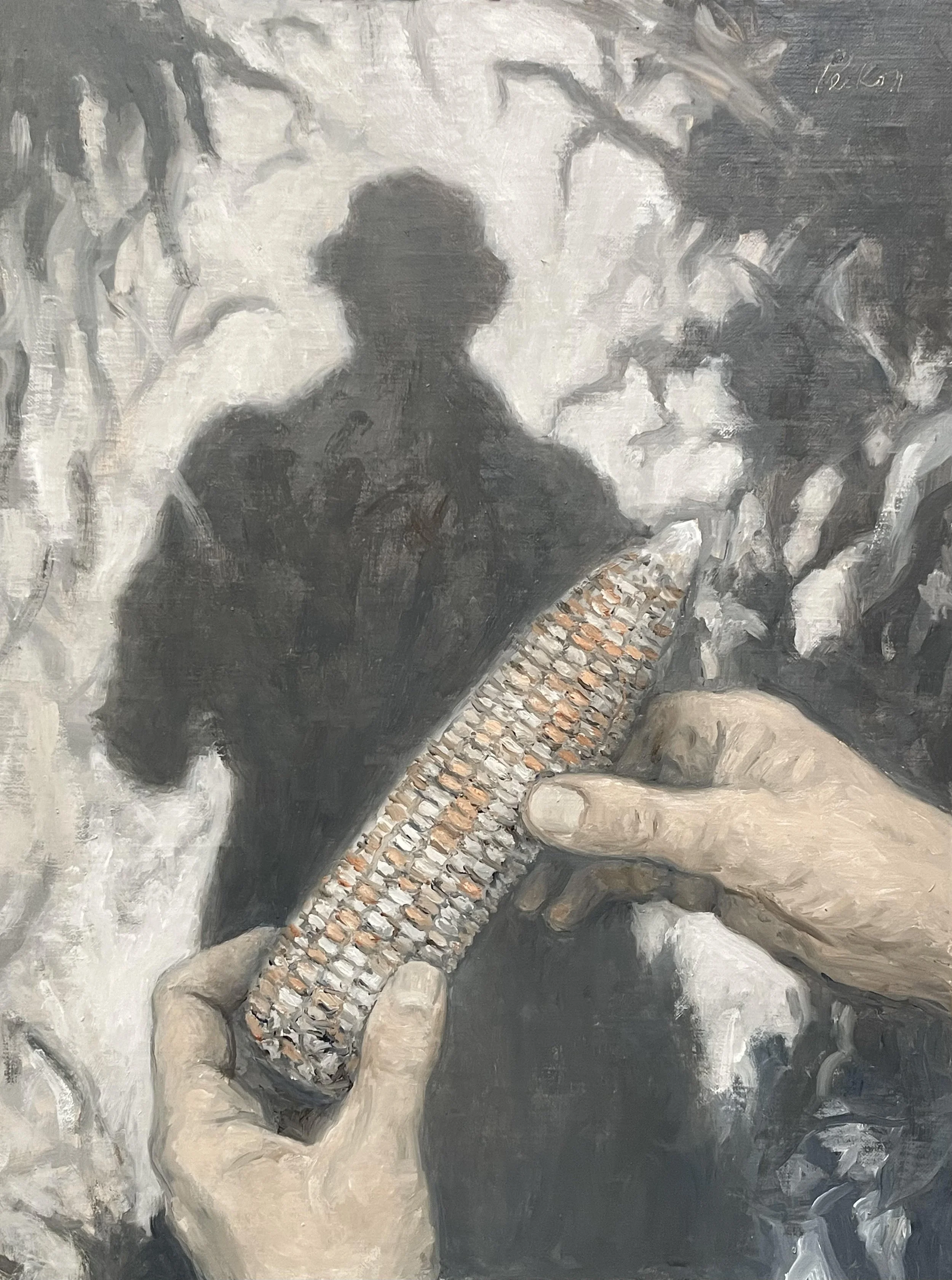Nobel Corn, 16 x 12 oil on panel (private collection)