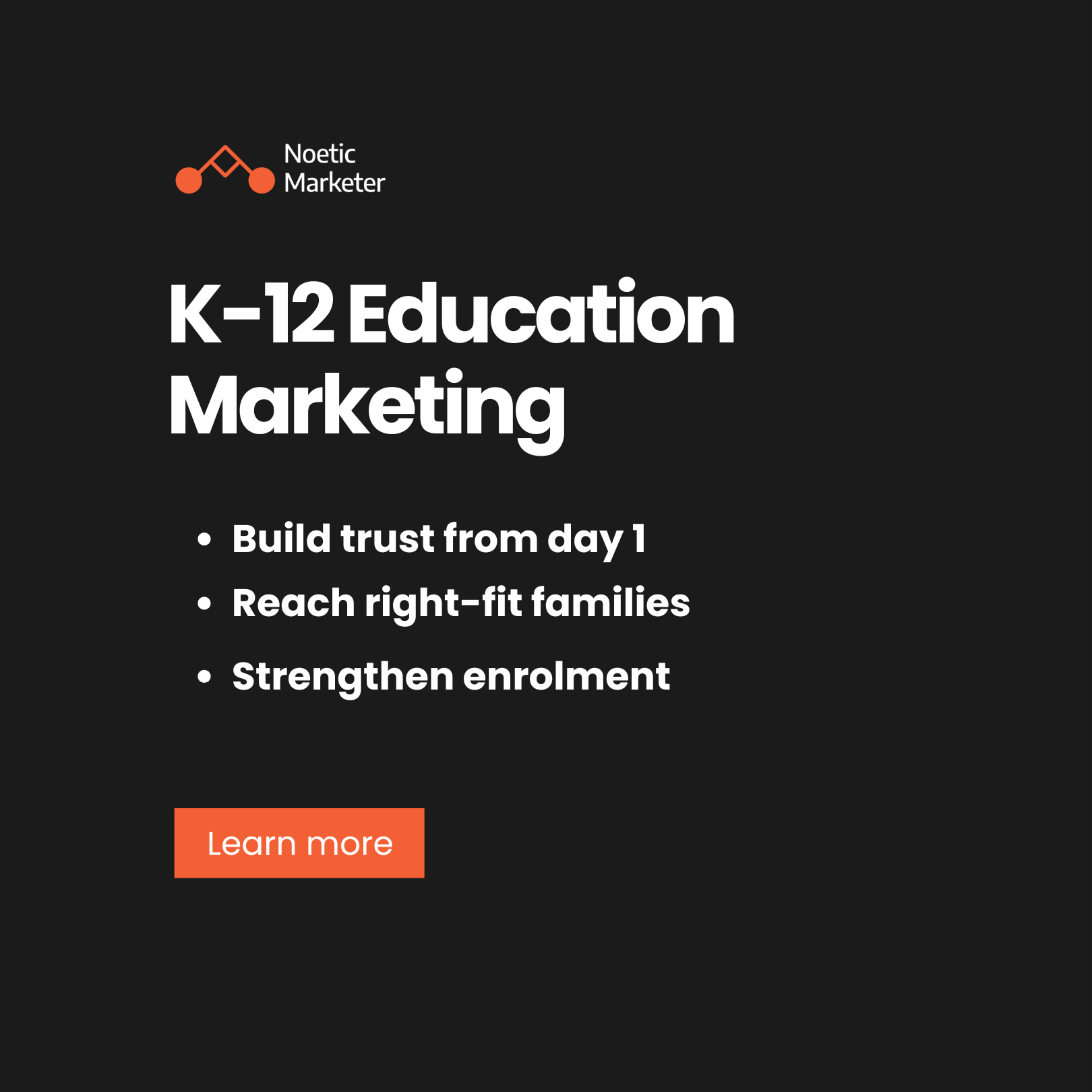 K-12 Education Marketing CTA graphic