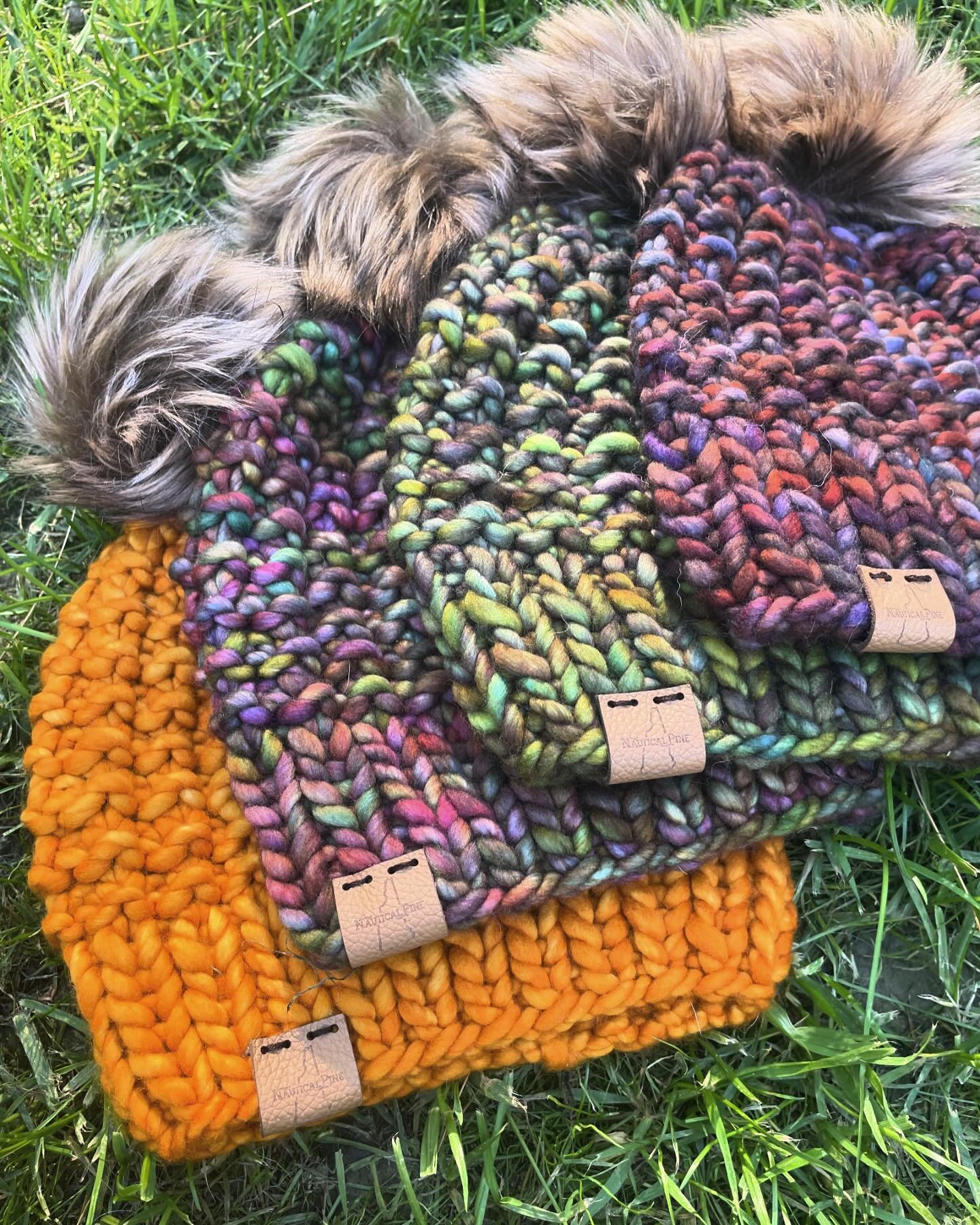 temps dropped into the 30&rsquo;s last week which can only mean it&rsquo;s time to bring out beanies! 

these and other beanie favorites are ready to be claimed on the shop site🍁🧶