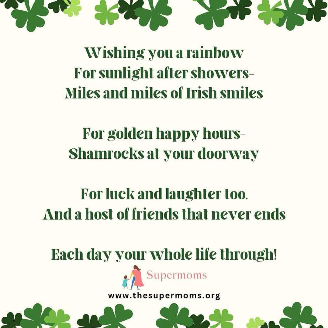 Happy St. Patrick&rsquo;s Day from Supermoms!