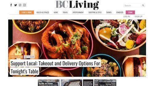  As part of a public relations strategy, SMC Communications launched a media relations campaign to garner attention for Breaking Bread. Several media outlets reported on Breaking Bread including BC Living Magazine.  