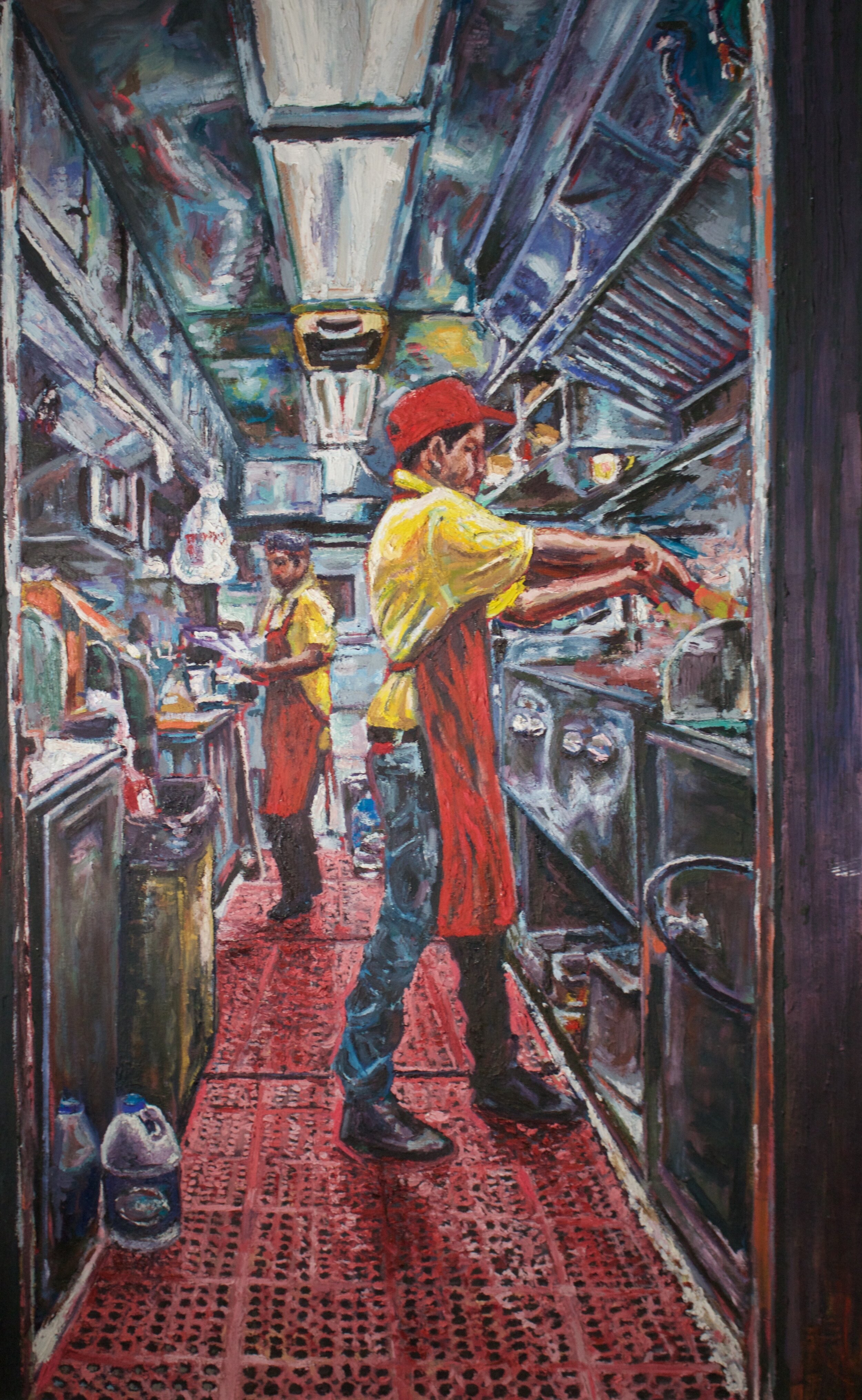 Essential Workers. OilonCanvas. 55x34in. 2019. $2500. .jpg