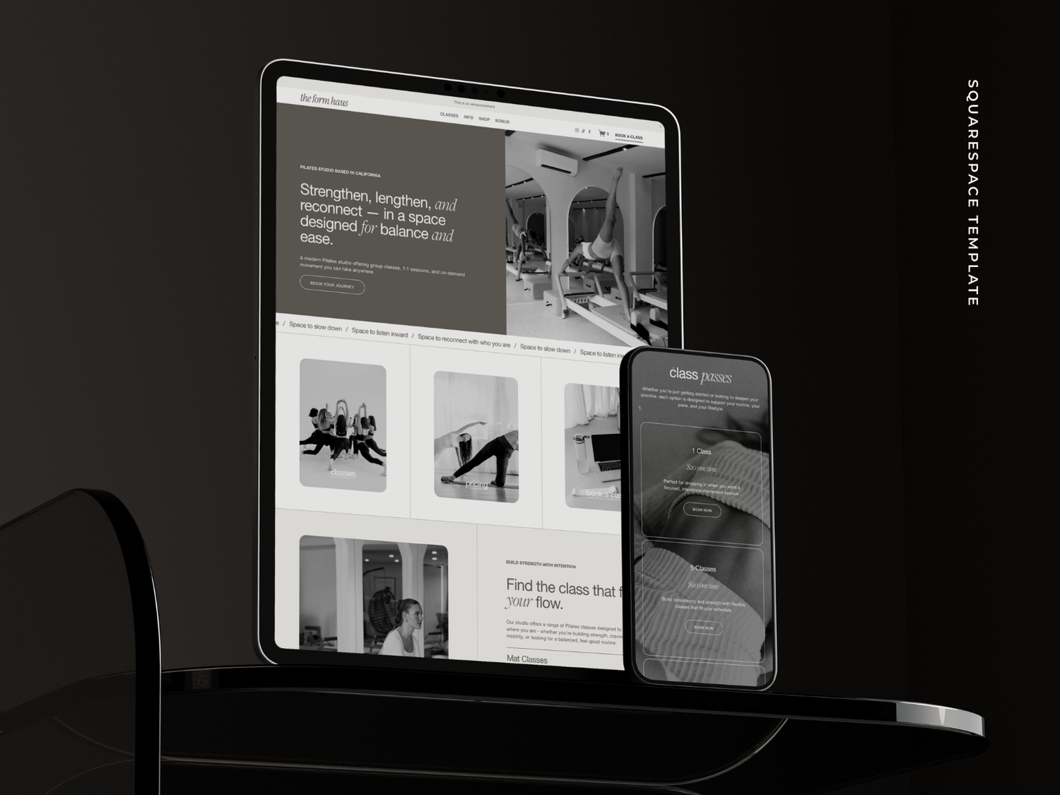 Form Haus Squarespace Template Preview