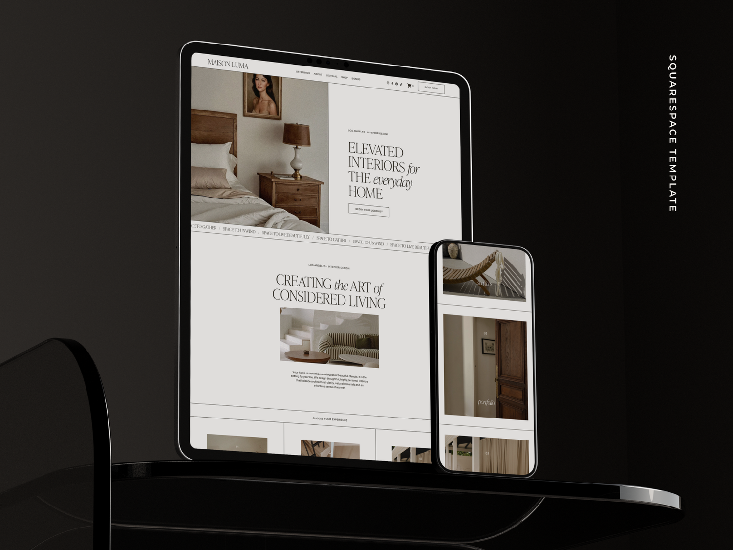 Maison Luma Squarespace Template Preview