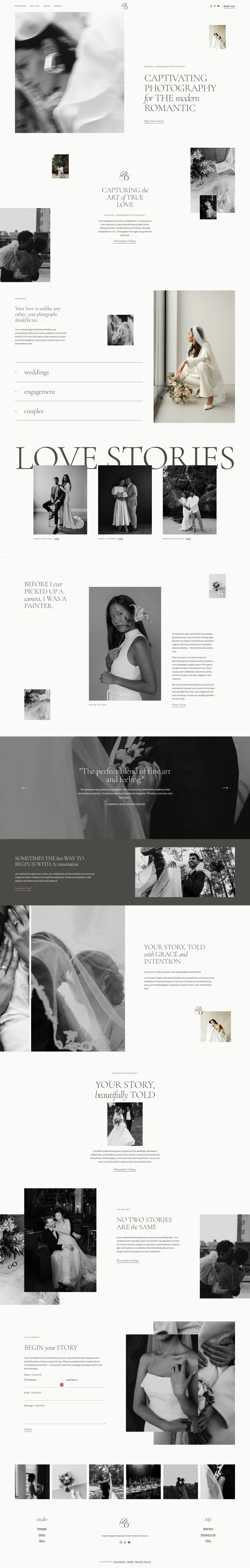 Dahlia Squarespace Template Preview
