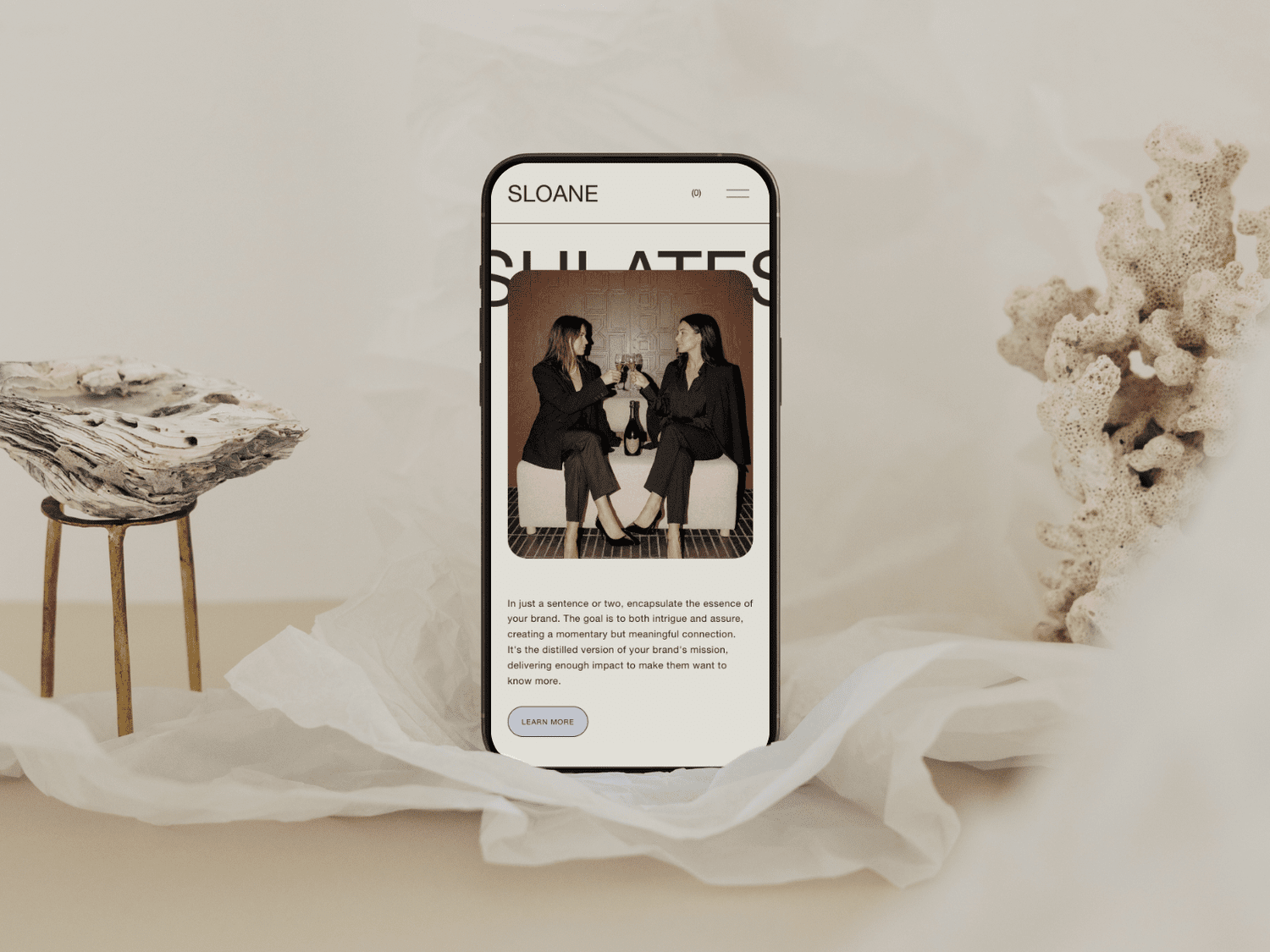 Sloane Squarespace Template Preview