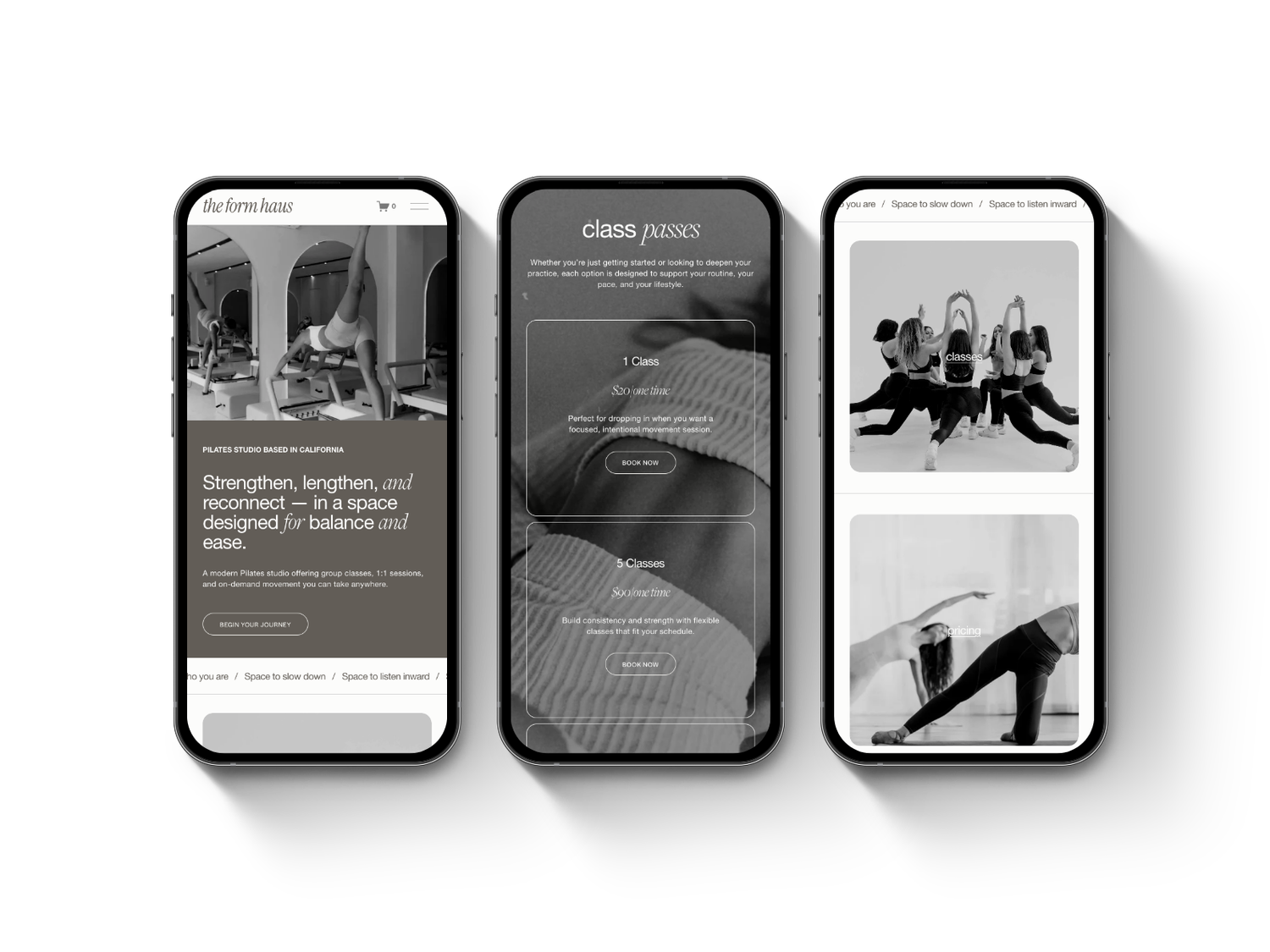 Form Haus Squarespace Template Preview