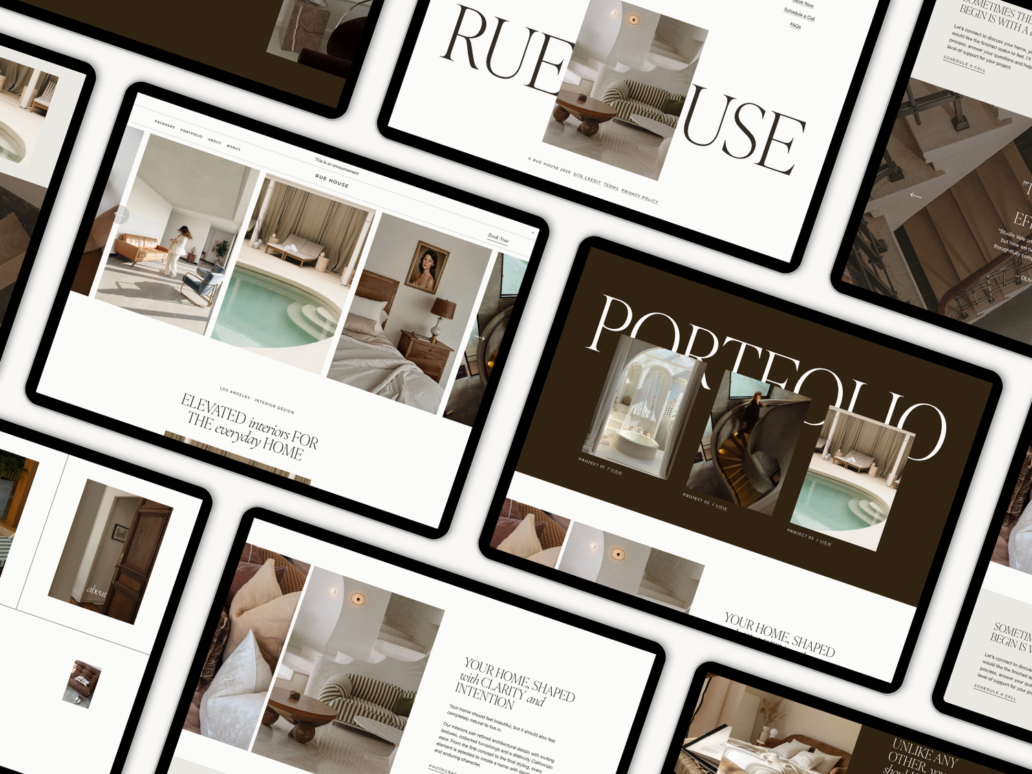 Rue House Squarespace Template Preview