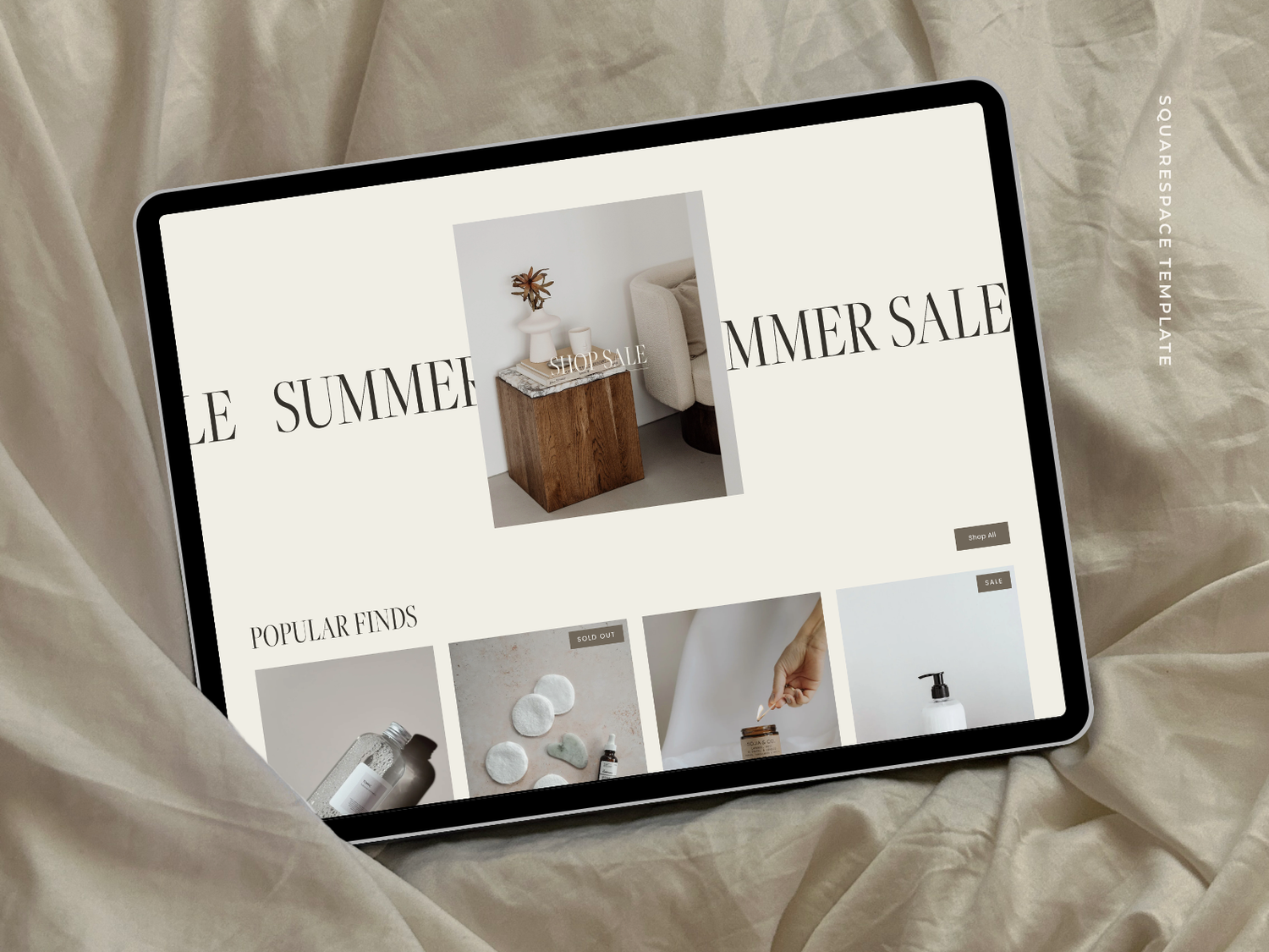 Atelier Squarespace Template Preview