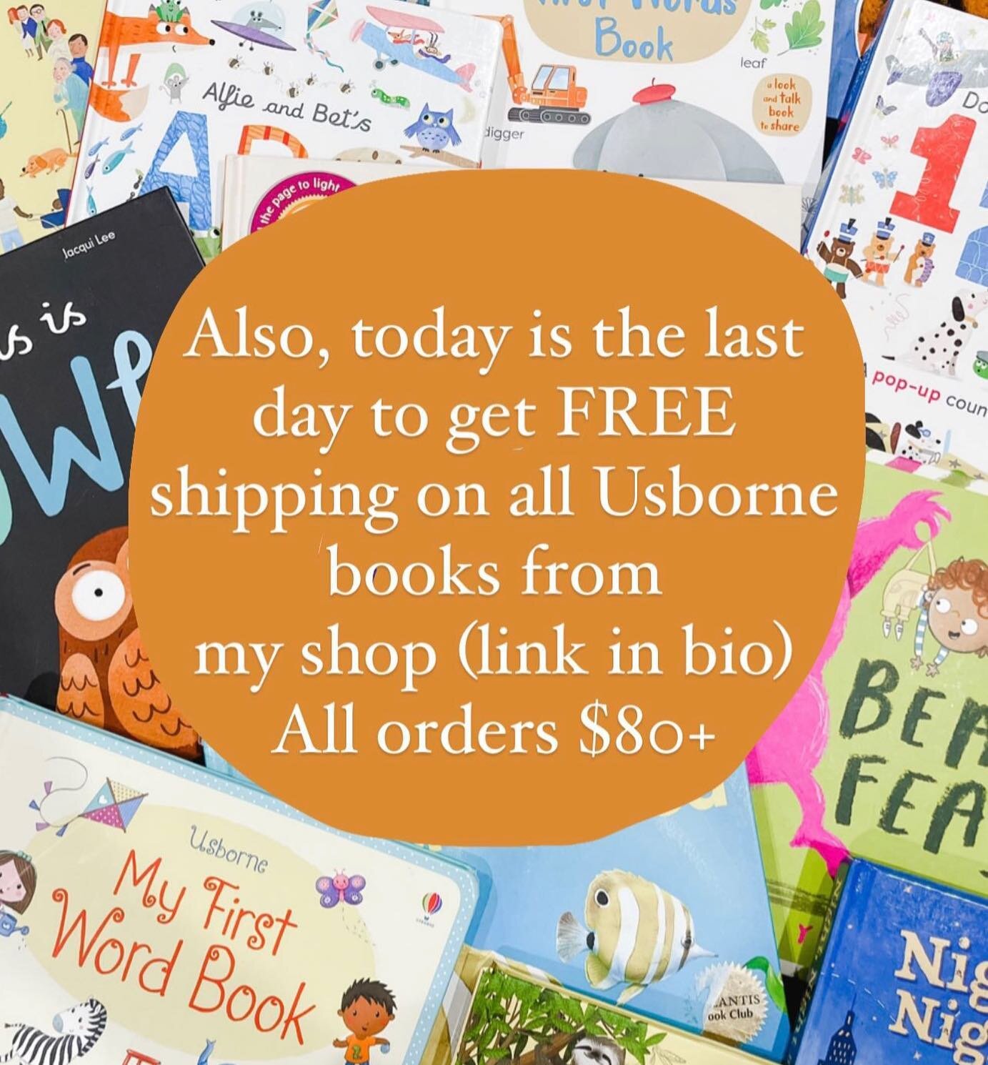 Free shipping on books!!! What can be better than that?!? Run, run, run &hellip; and stock up on exciting summer reads, beach books, travel books, chapter books, baby books, puzzles and everything back to school. 
This offer is valid on all purchases