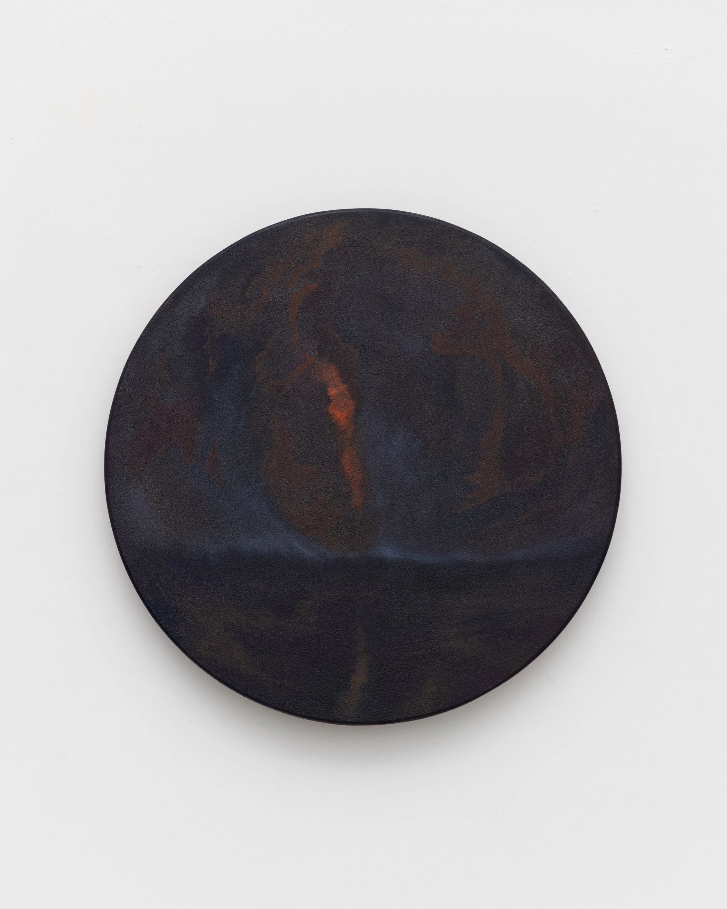 'Red Flash', Oil on panel, 30-30cm, 2026.
