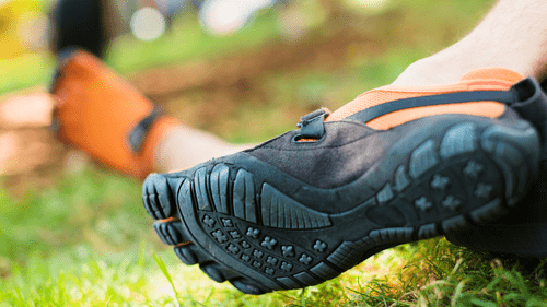Barefoot training shoes