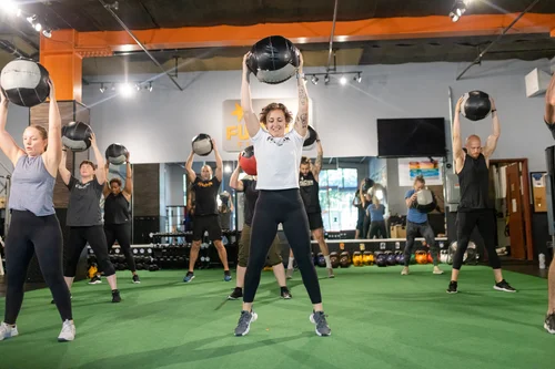 Floor press exercise