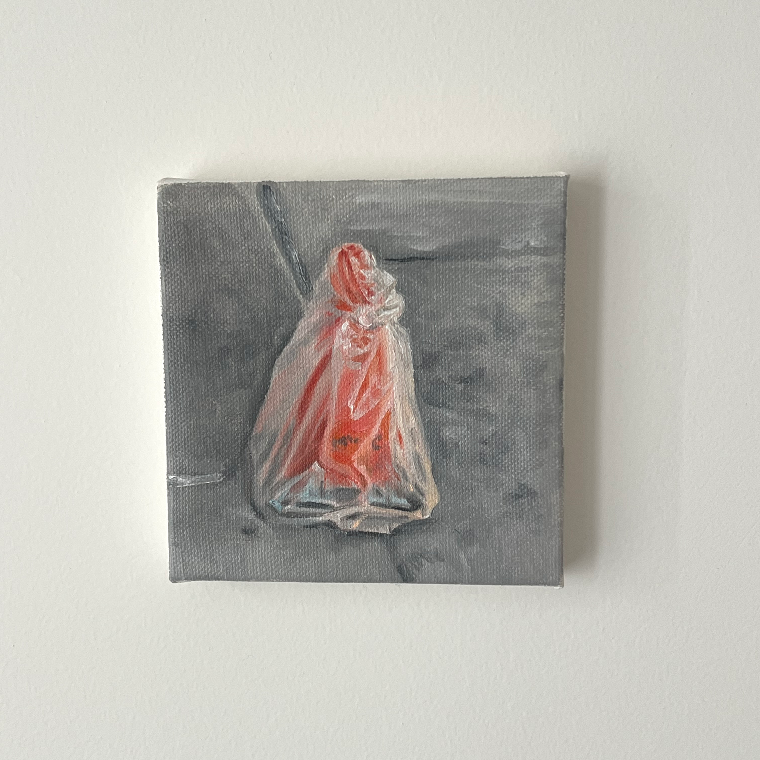 Little Hazards (2025), Oil on canvas, 5 x 5 in 