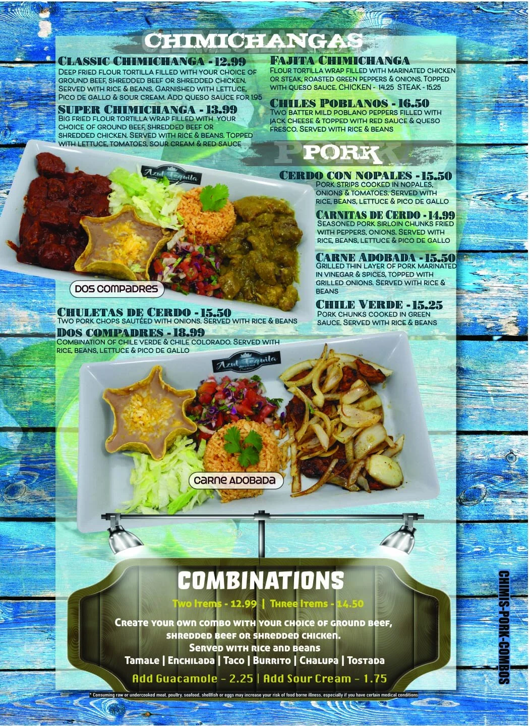 Our Food — Azul Tequila Mexican Cuisine